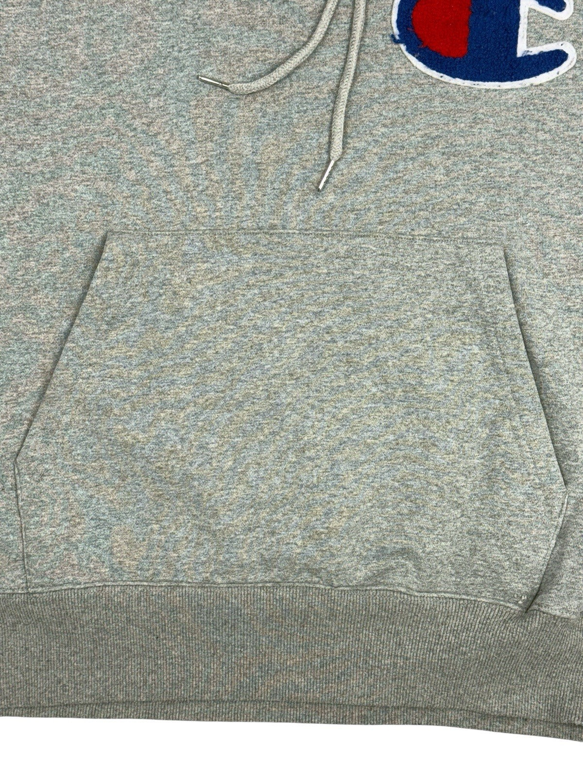 Champion Grey Retro Japanese Line Hoodie XL