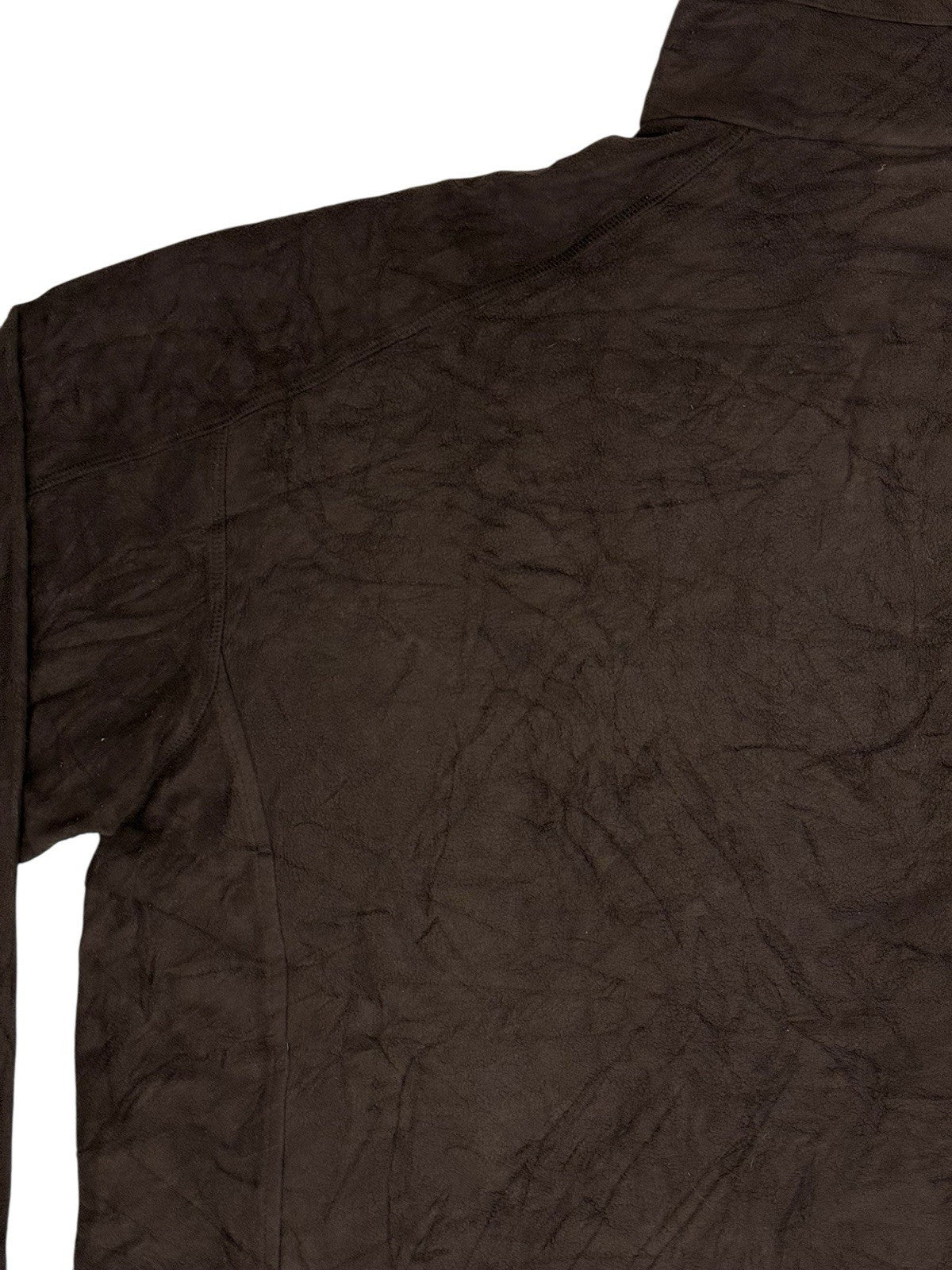 LL Bean Brown 1/4 Zip Fleece Jumper 2XL Tall