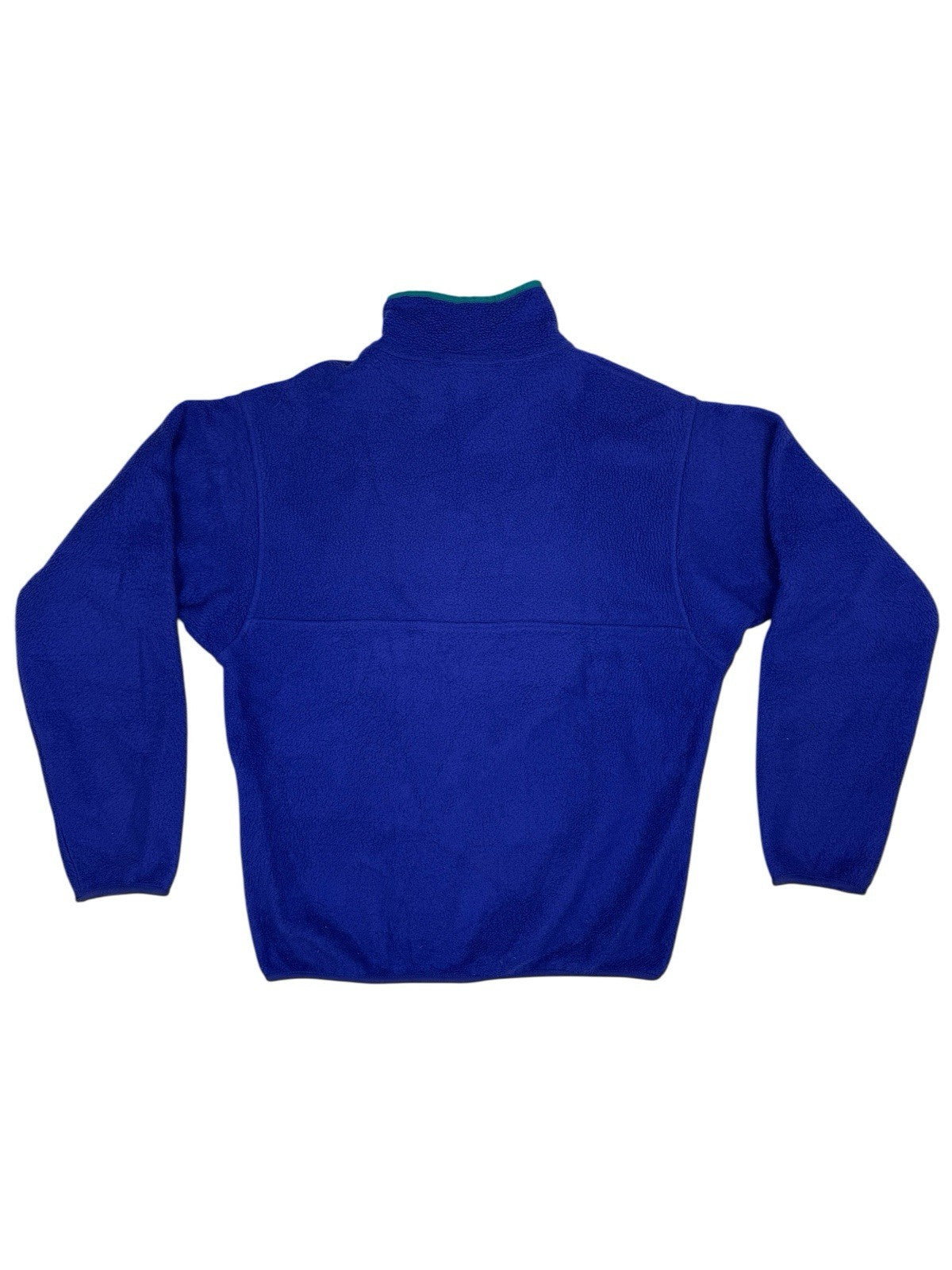 Patagonia Retro Blue Micro Synchilla 1/4 Zip Fleece Jumper Small