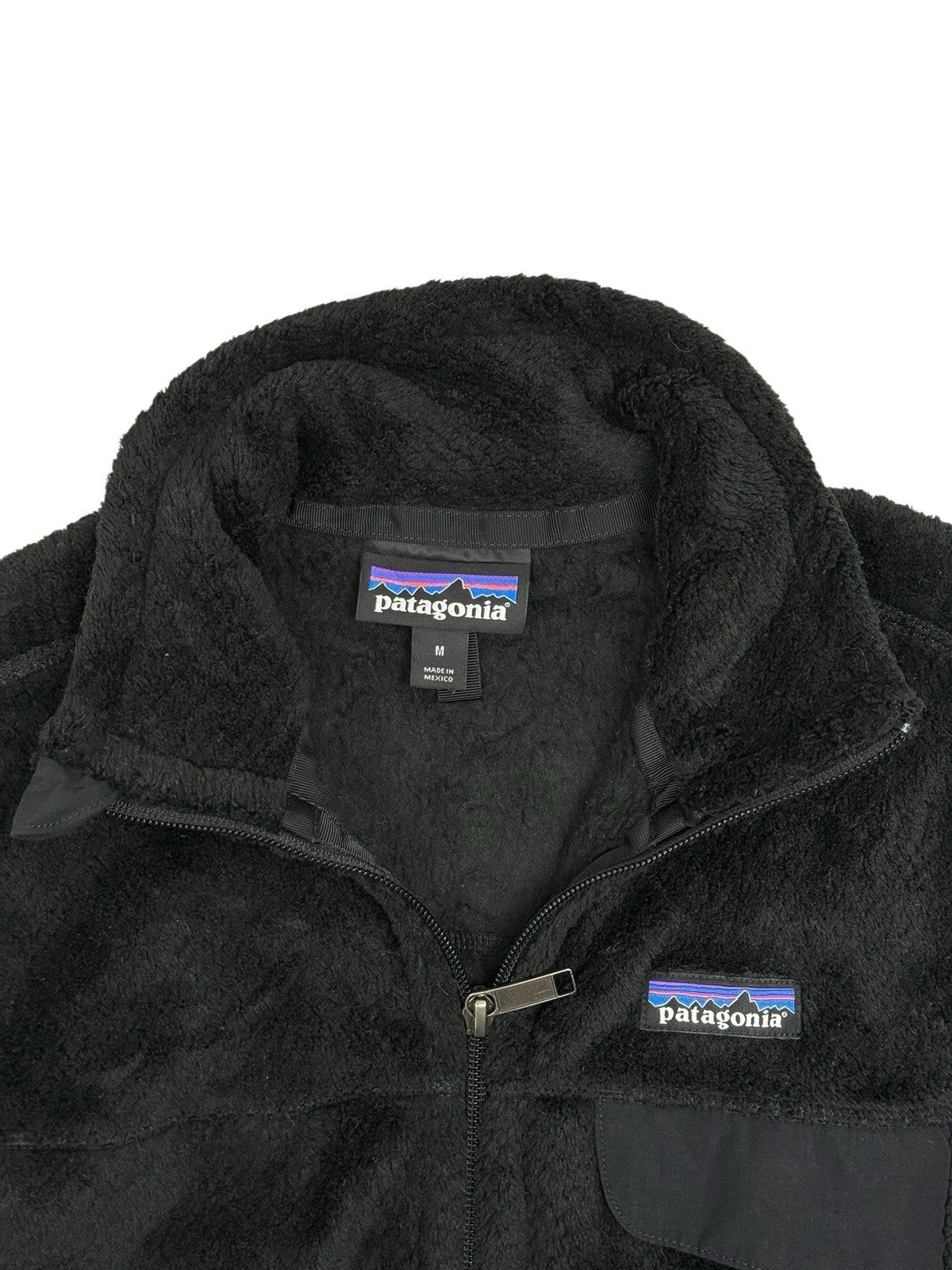 Patagonia Black Micro Pile Retool Fleece Gillet Bodywarmer Medium