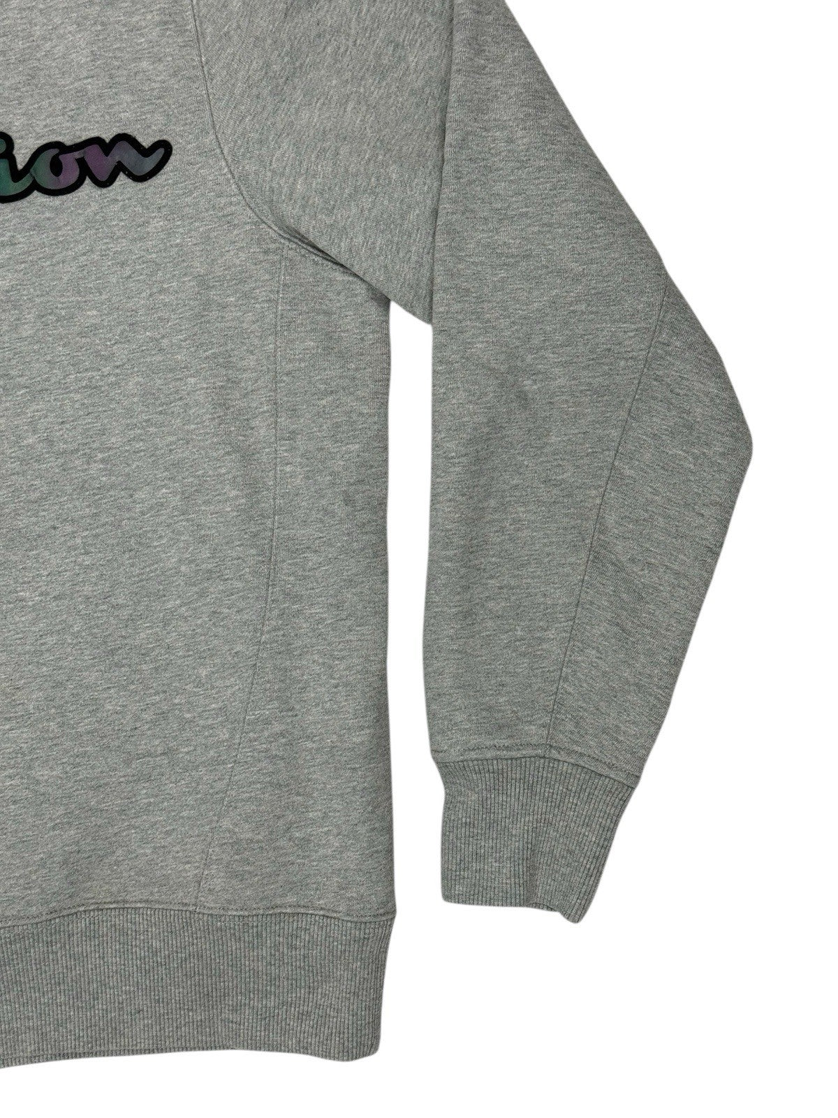 Champion Grey Reflective Logo Jumper Small