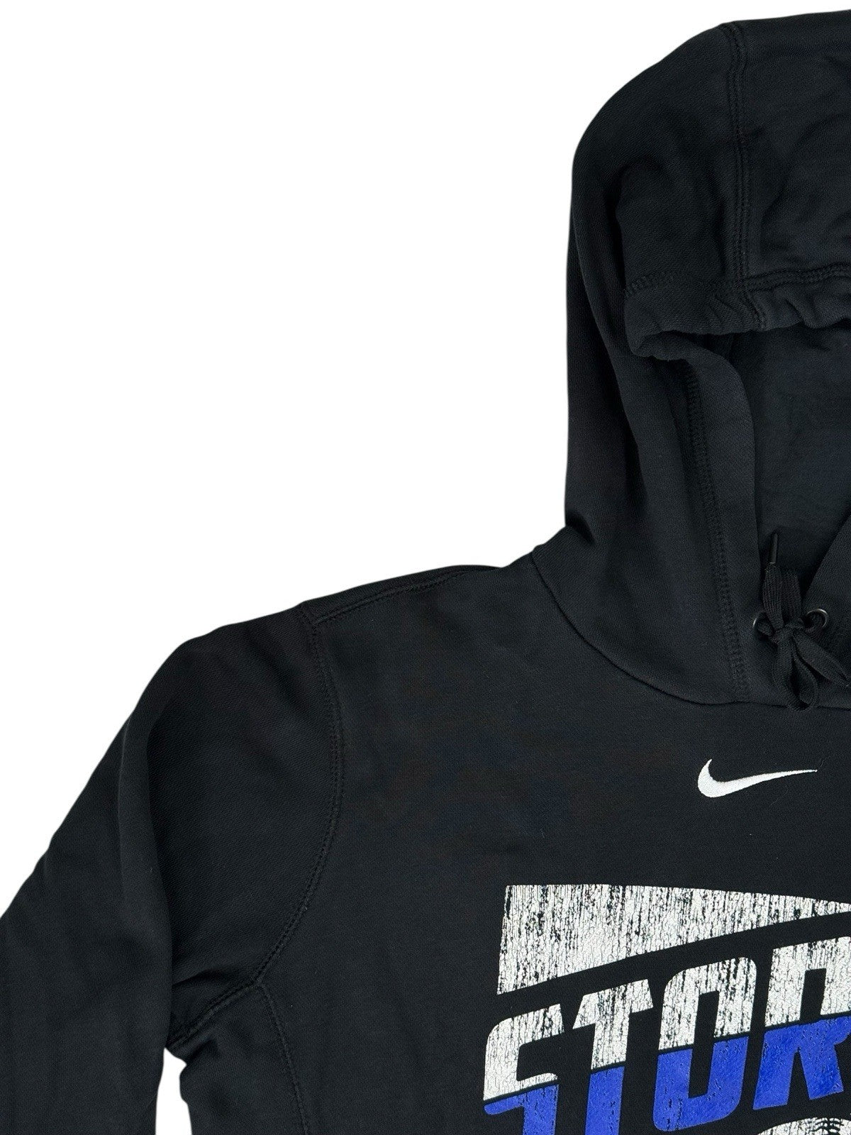 Nike Black Sports Print Hoodie Small