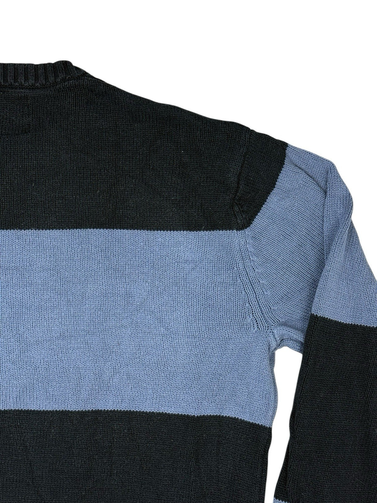 Nautica Retro Blue Striped Cotton Jumper XL
