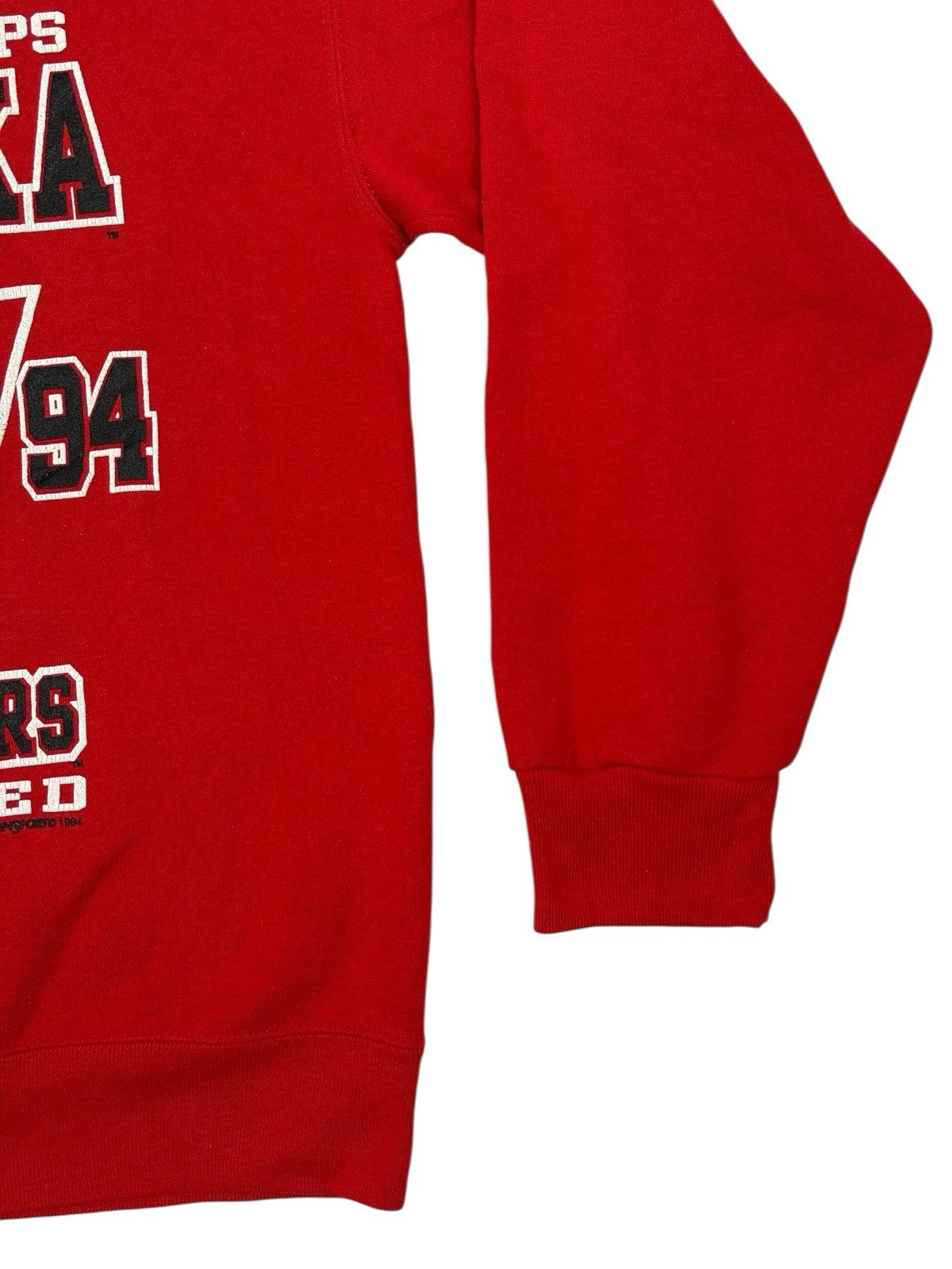 University of Nebraska Huskers Red 94' Champs Printed Jumper Medium