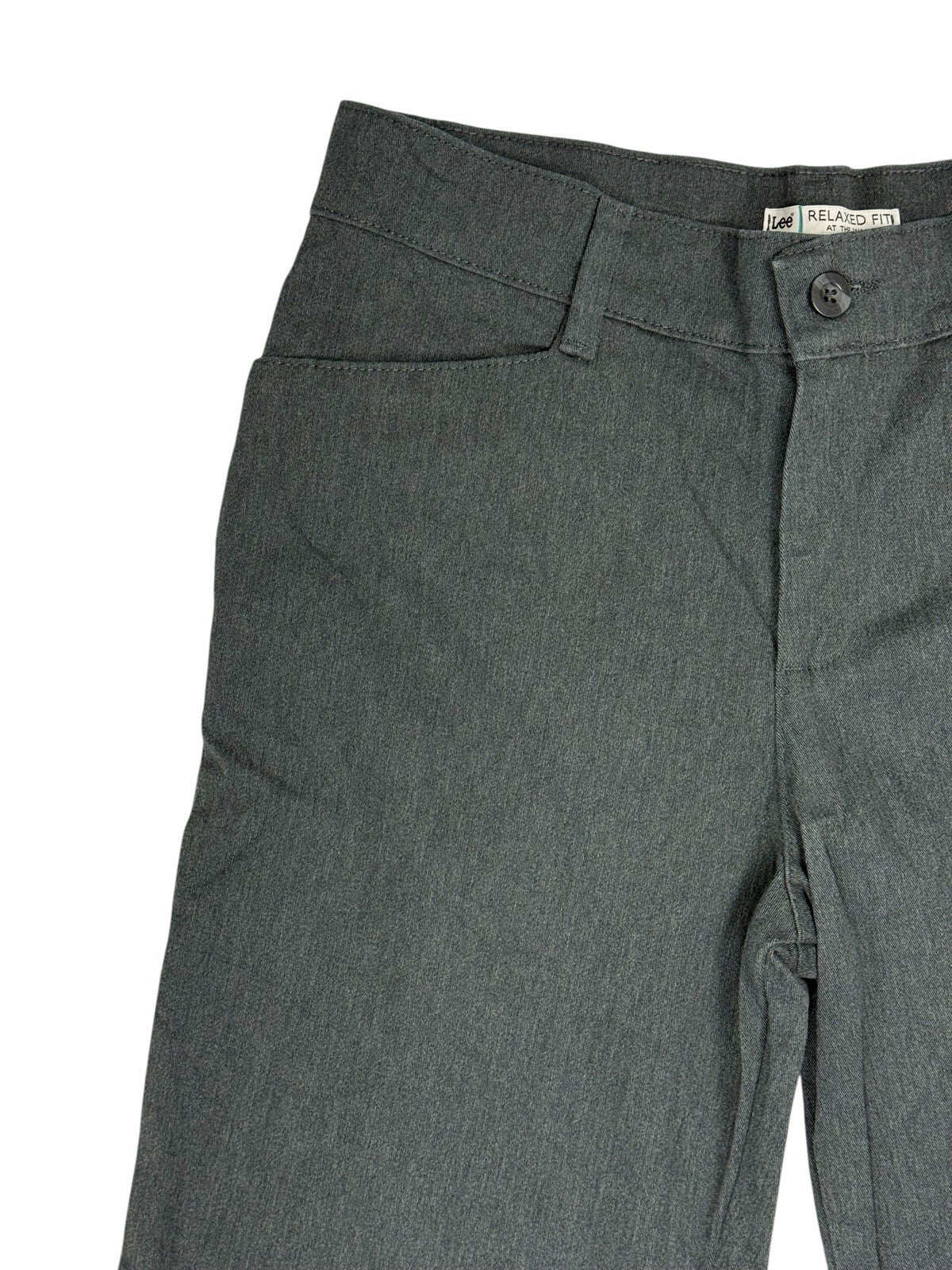 Lee Relaxed Fit Grey Trousers Size 10 Long