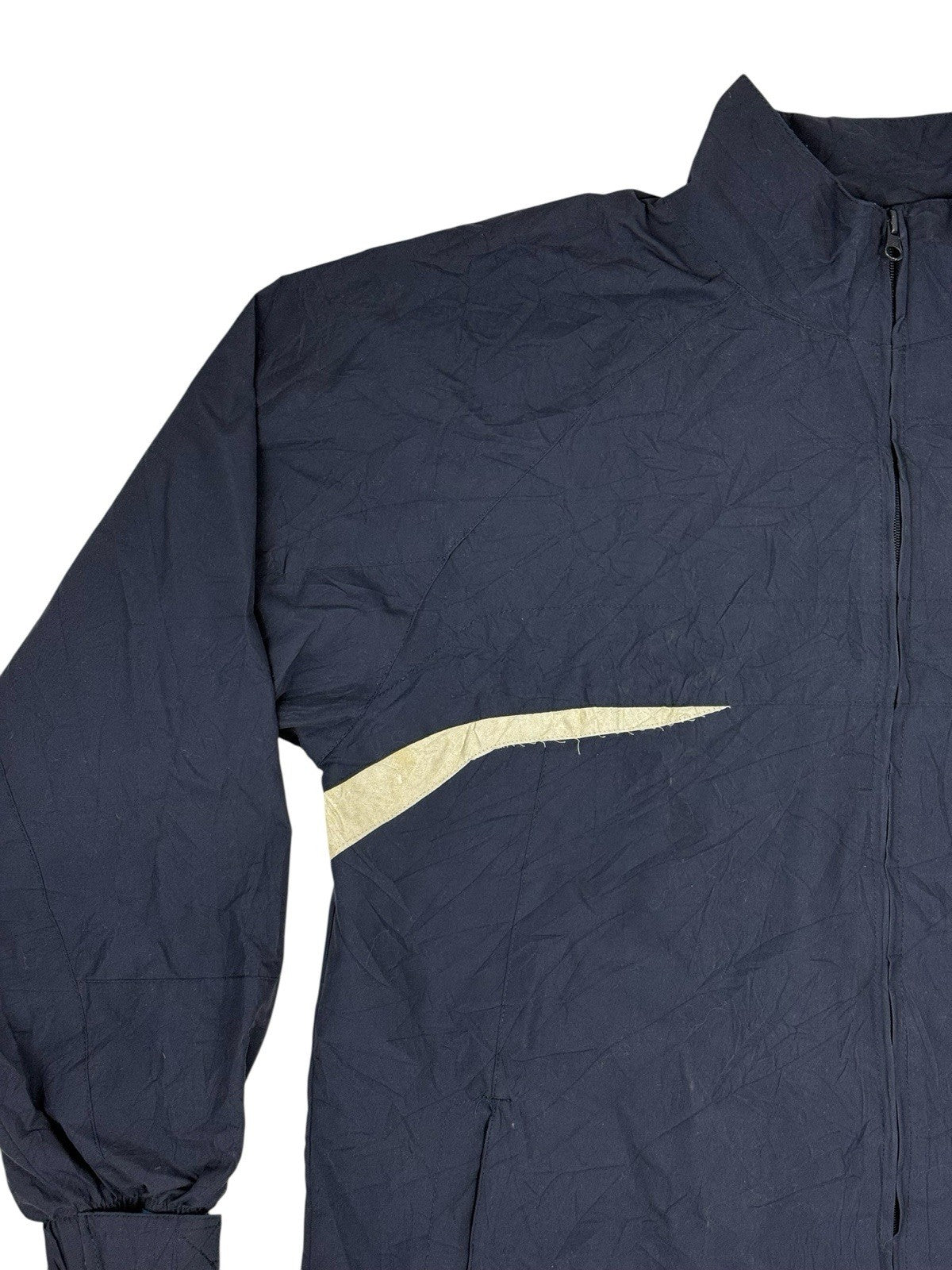 Champion Blue Vintage Zip Track Jacket Medium