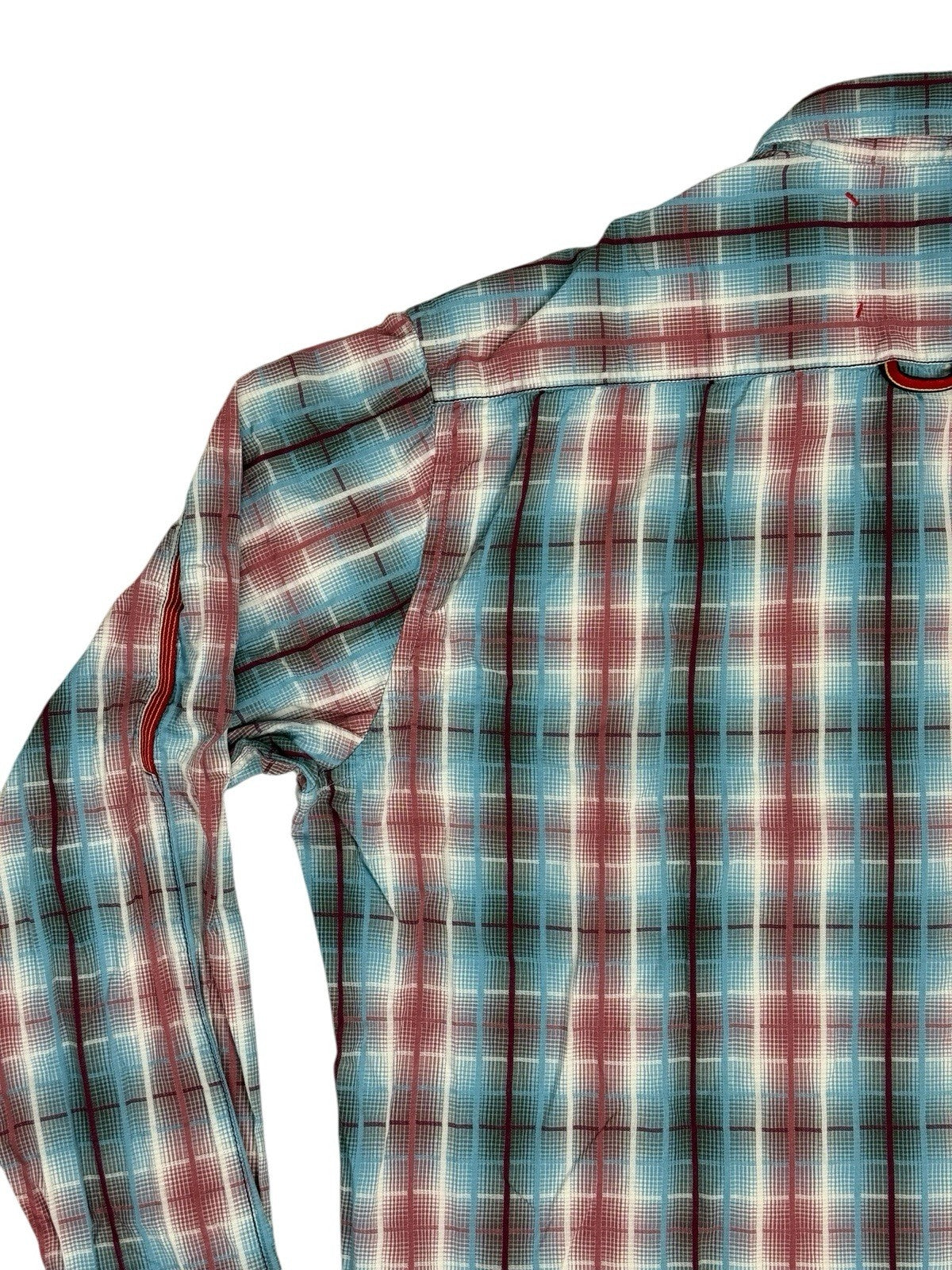Robert Graham Multi Plaid Cotton Shirt Large
