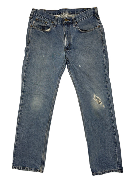 Carhartt Blue Denim Jeans 34W 30L