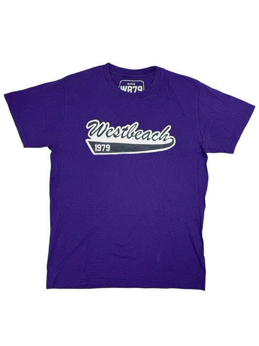 Westbeach Purple Printed Logo Top Medium