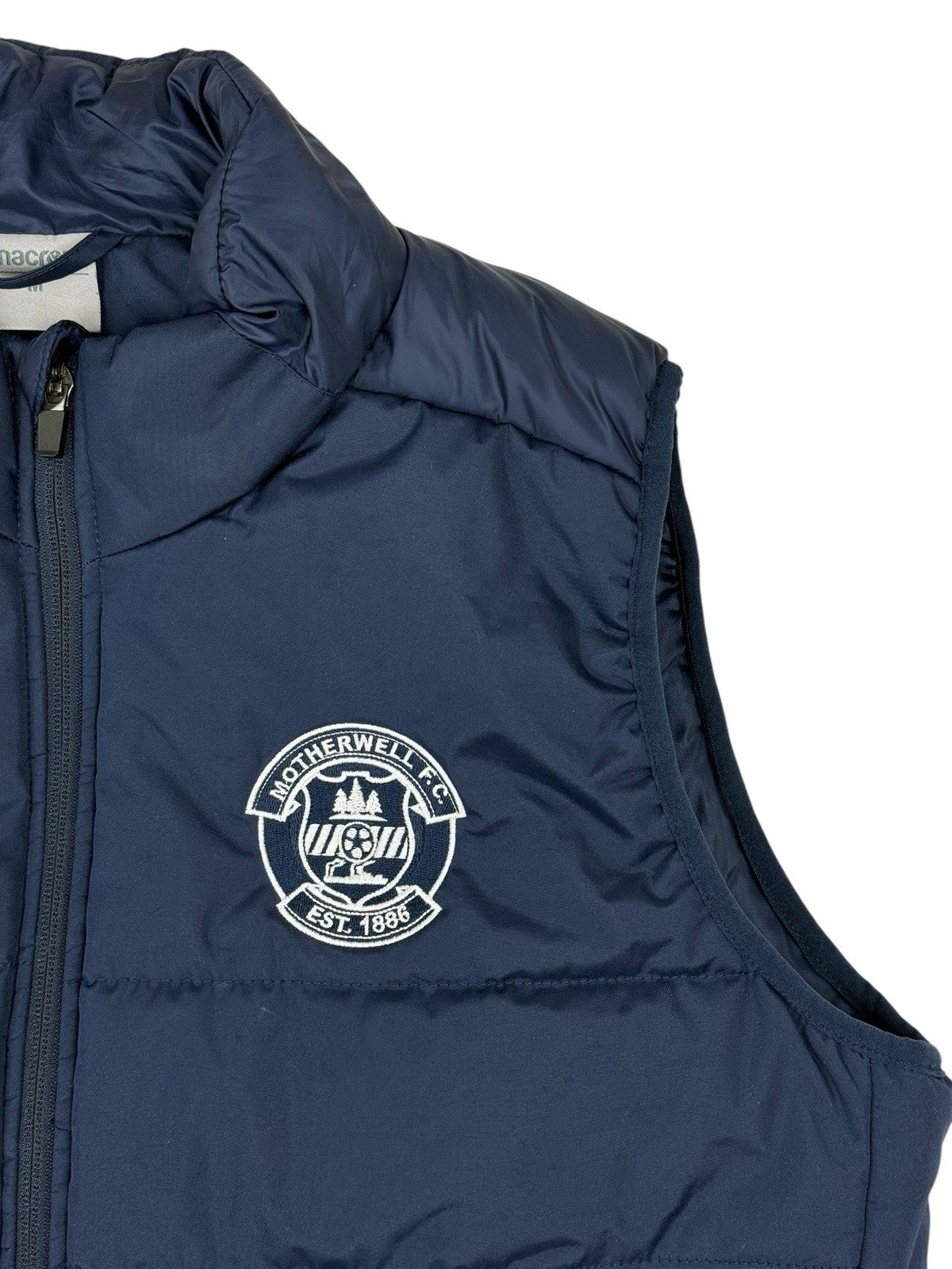 Motherwell FC Blue Puffer Gilet Medium