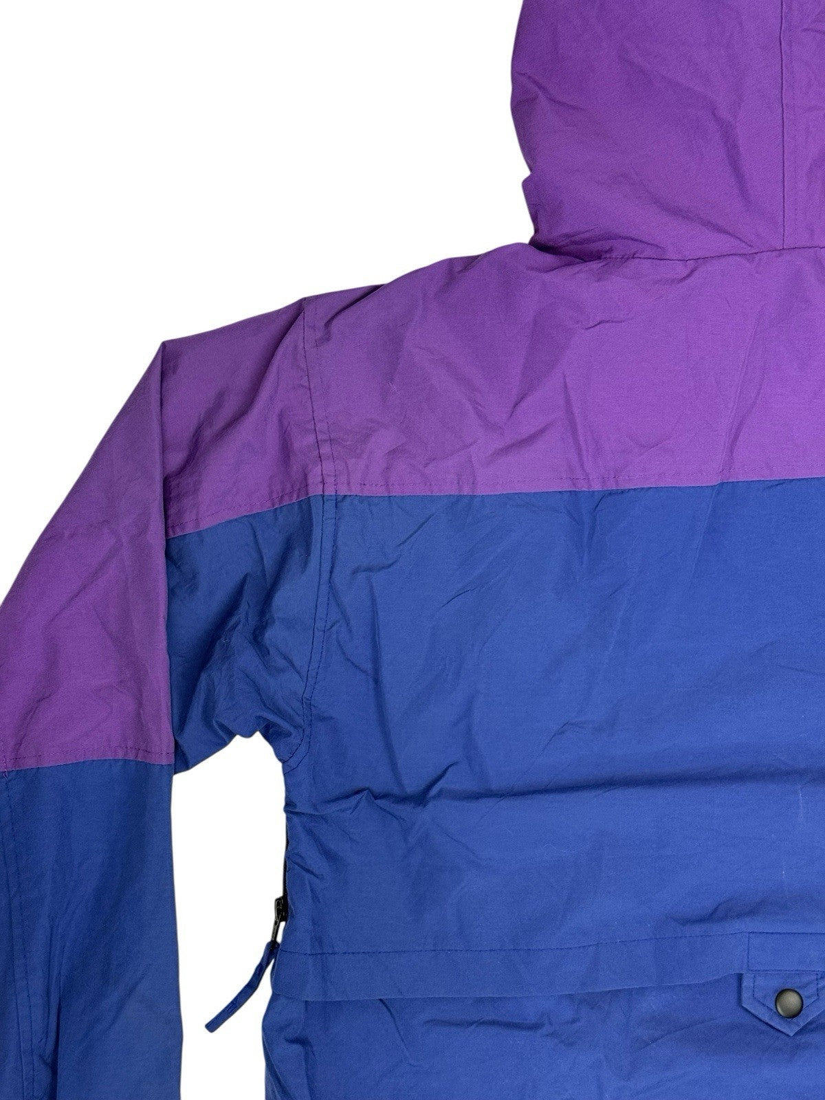LL Bean Vintage Blue Sunbuster Zip Jacket Medium