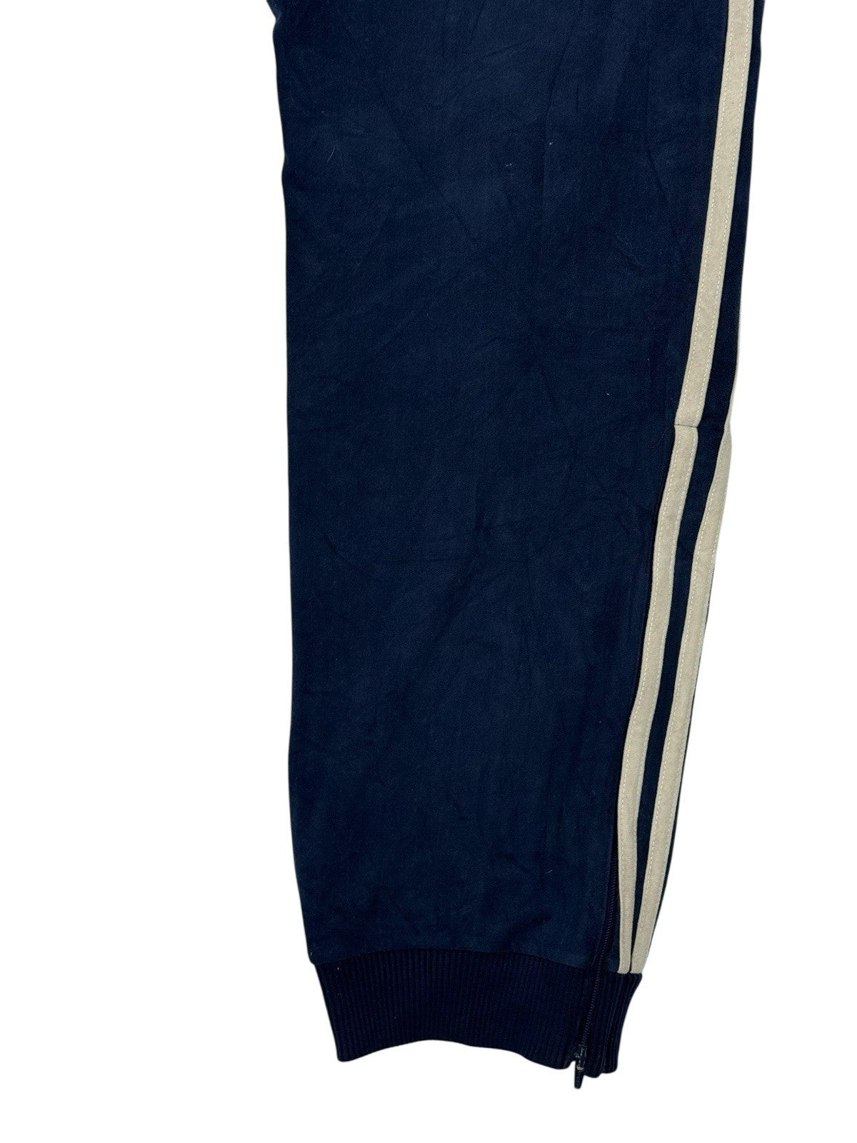 Adidas Vintage Blue Velour Tracksuit Bottoms XL 40W