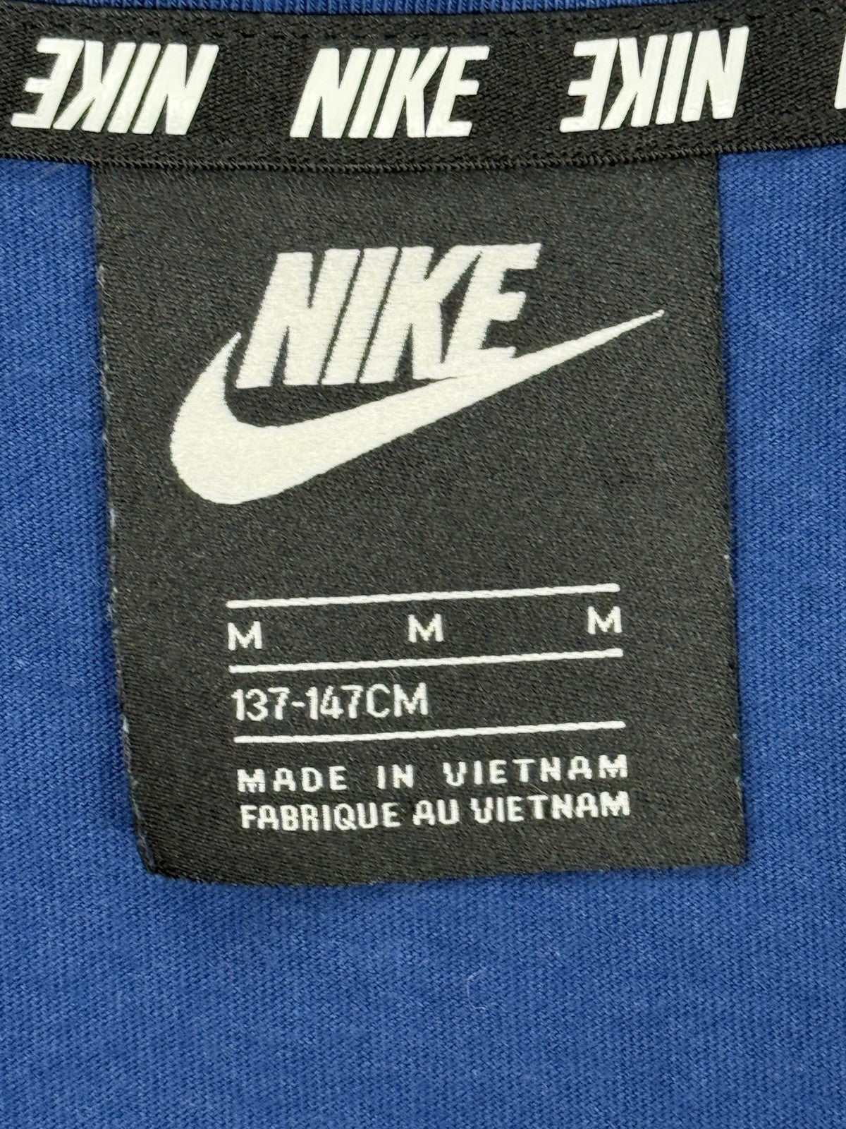 Nike Blue Zip Hooded Jacket Size Youth Medium
