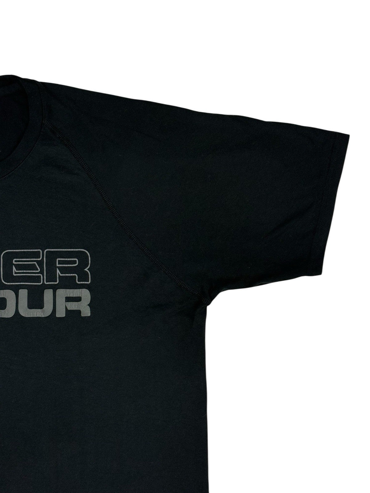 Under Armour Black Retro Loose Fit Heat Gear Top Medium