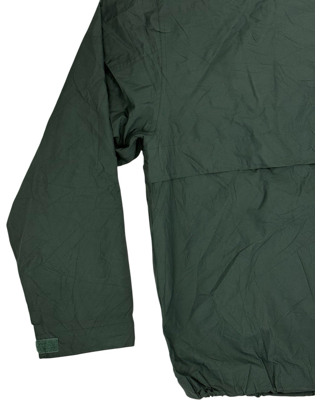 LL Bean Green Retro Zip Windbreaker Jacket XL