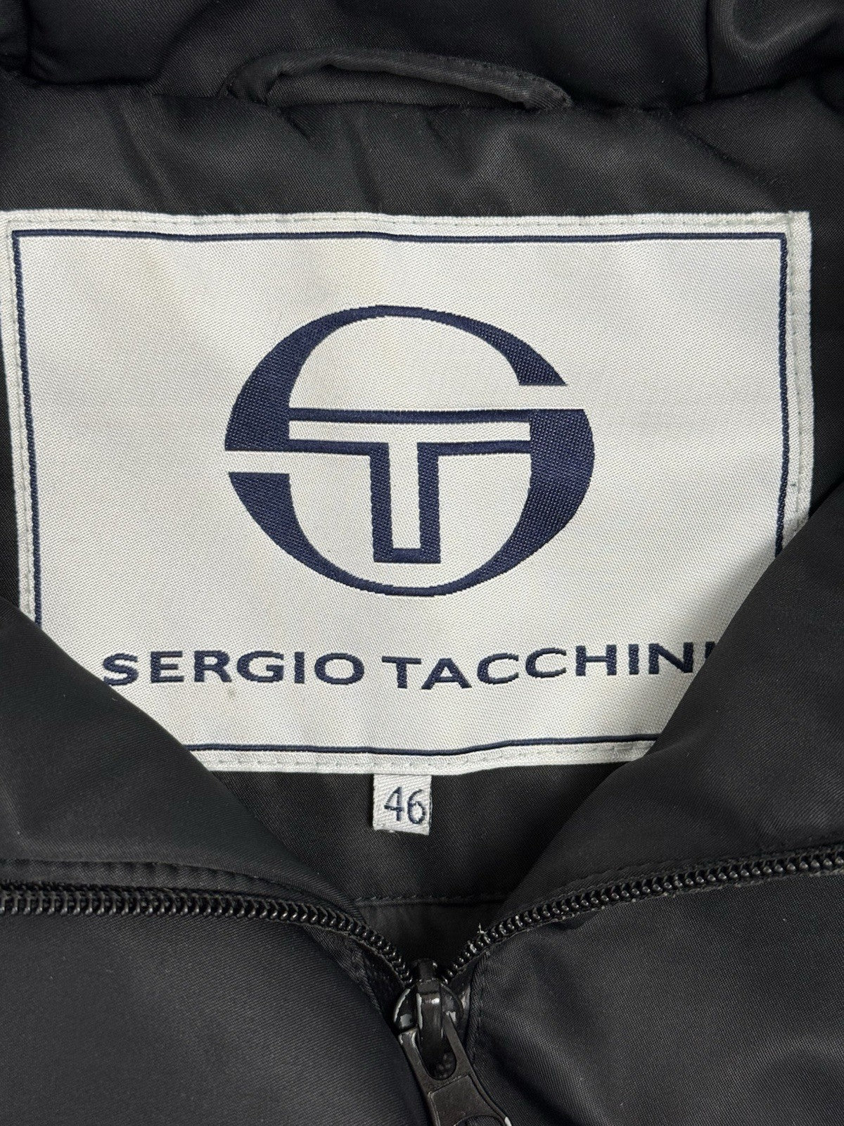 Sergio Tacchini Black Insulated Rain Jacket UK 14 (46)