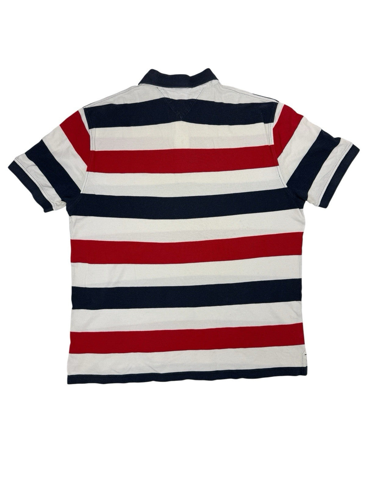 Tommy Hilfiger Retro Multicoloured Striped Polo Top XL