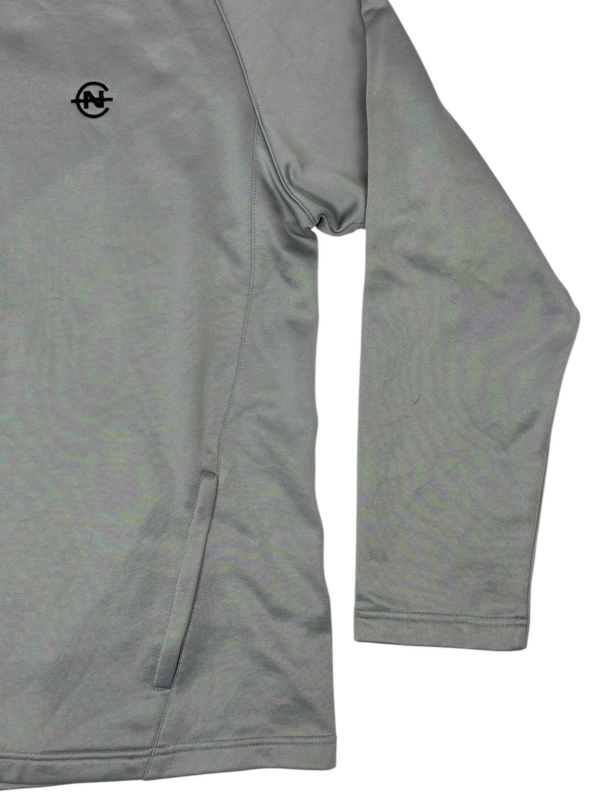 Nautica Competition Grey Quarter Zip Jumper Large