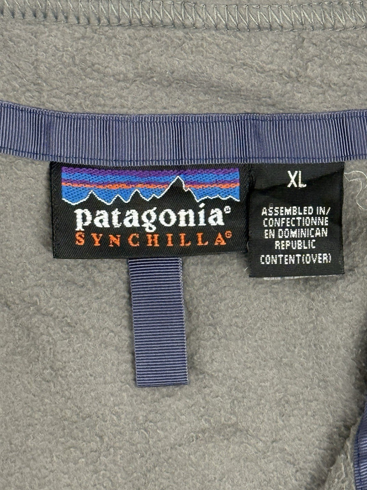 Patagonia Grey Retro Synchilla Fleece Pullover Jumper XL