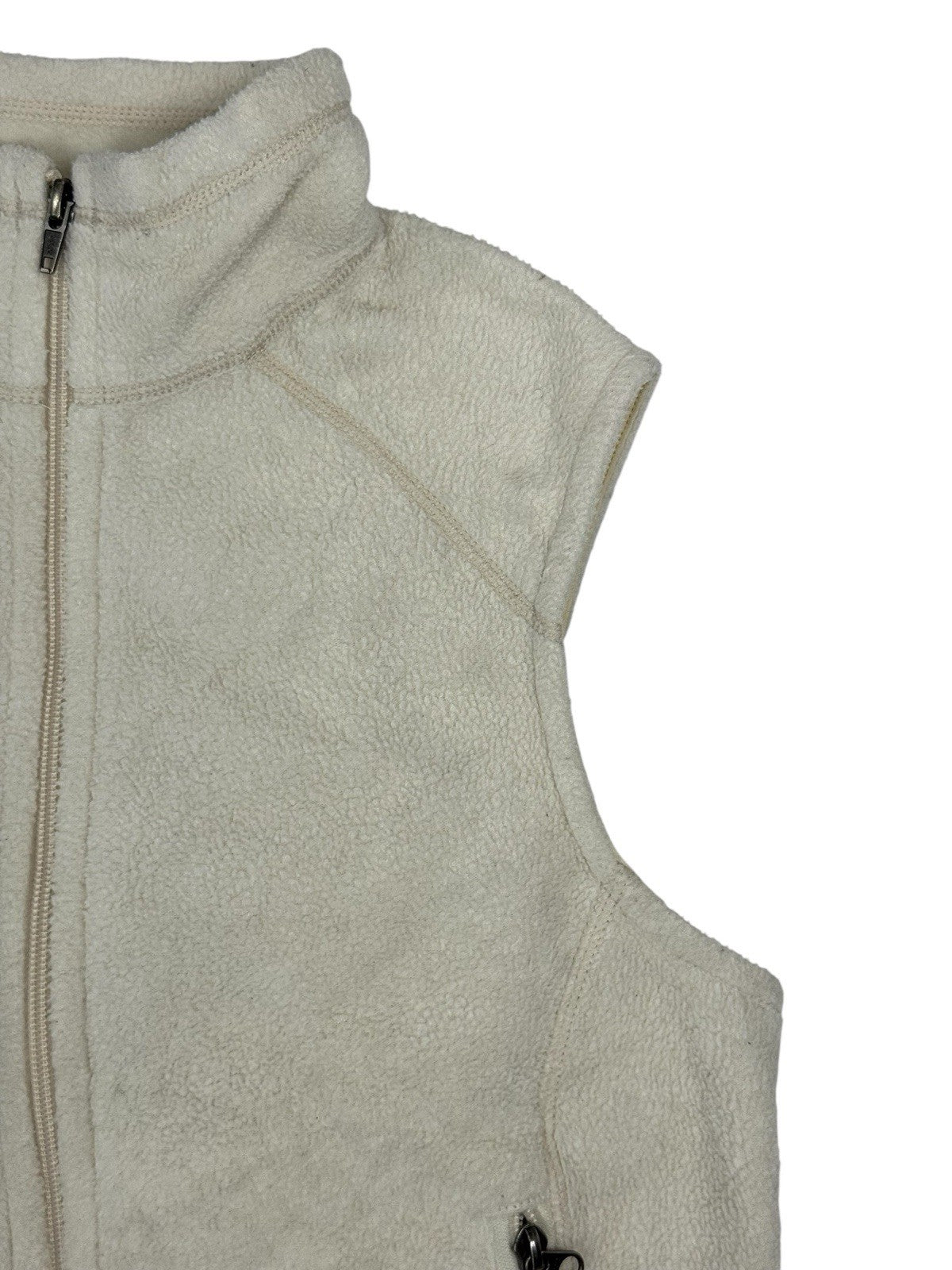 Patagonia Cream White Synchilla Gillet Bodywarmer Medium