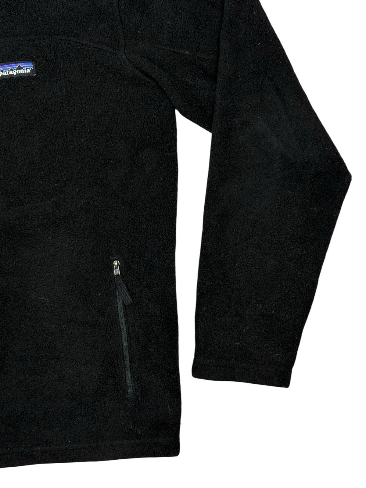 Patagonia Black Synchilla Zip Fleece Jacket Medium