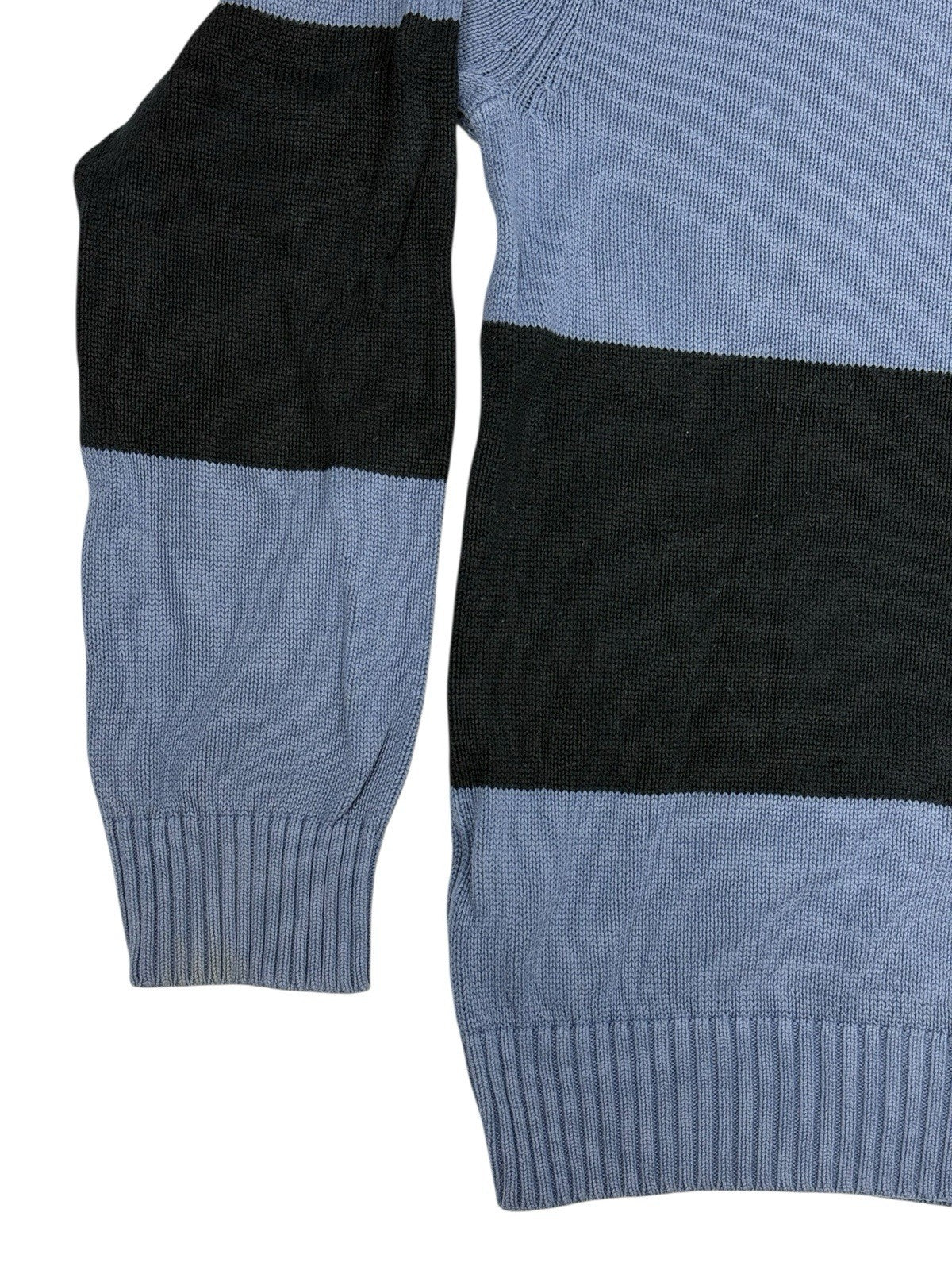 Nautica Retro Blue Striped Cotton Jumper XL