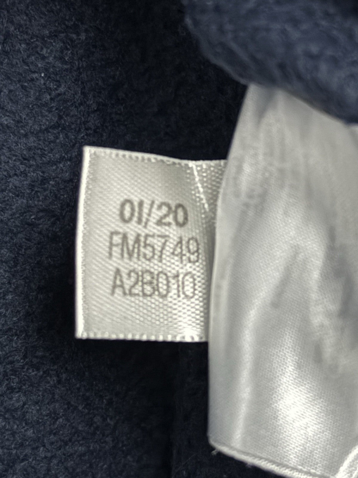 Adidas Blue Spell Out Print Logo Hoodie Medium