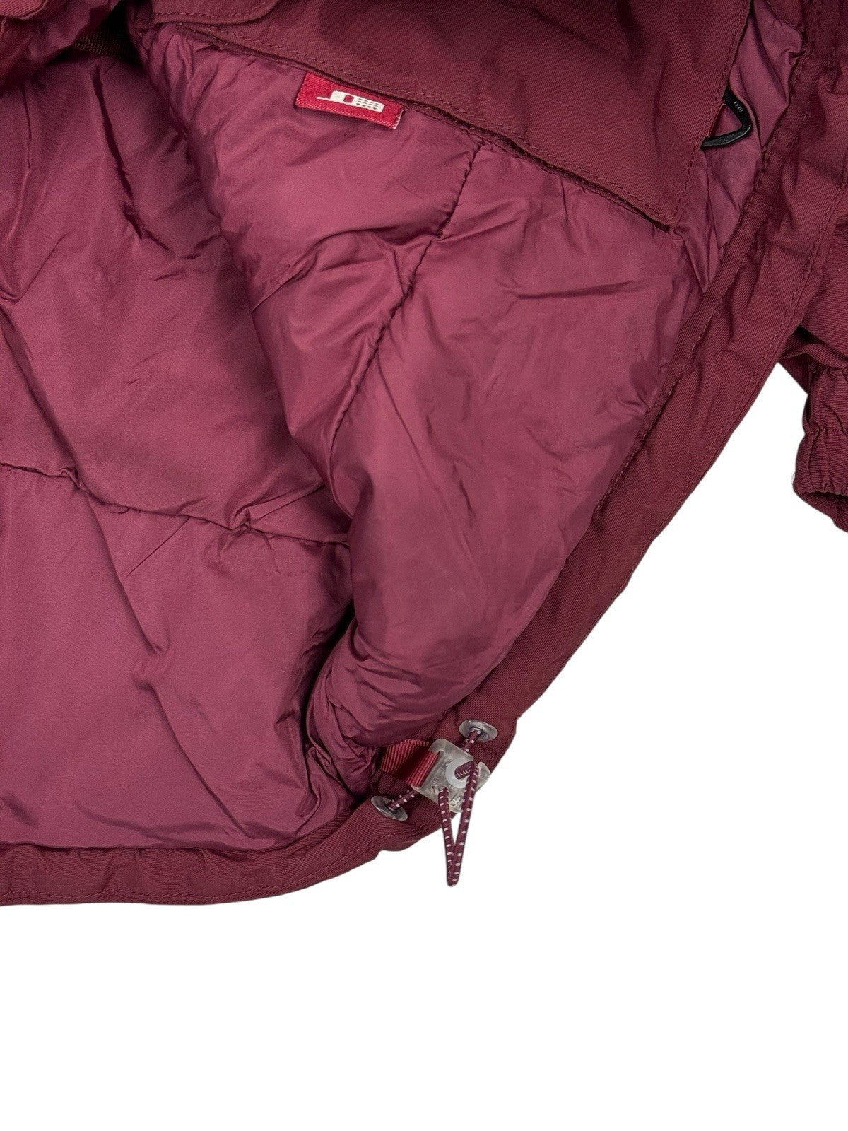 LL Bean Burgundy Primaloft Insulated Jacket Medium