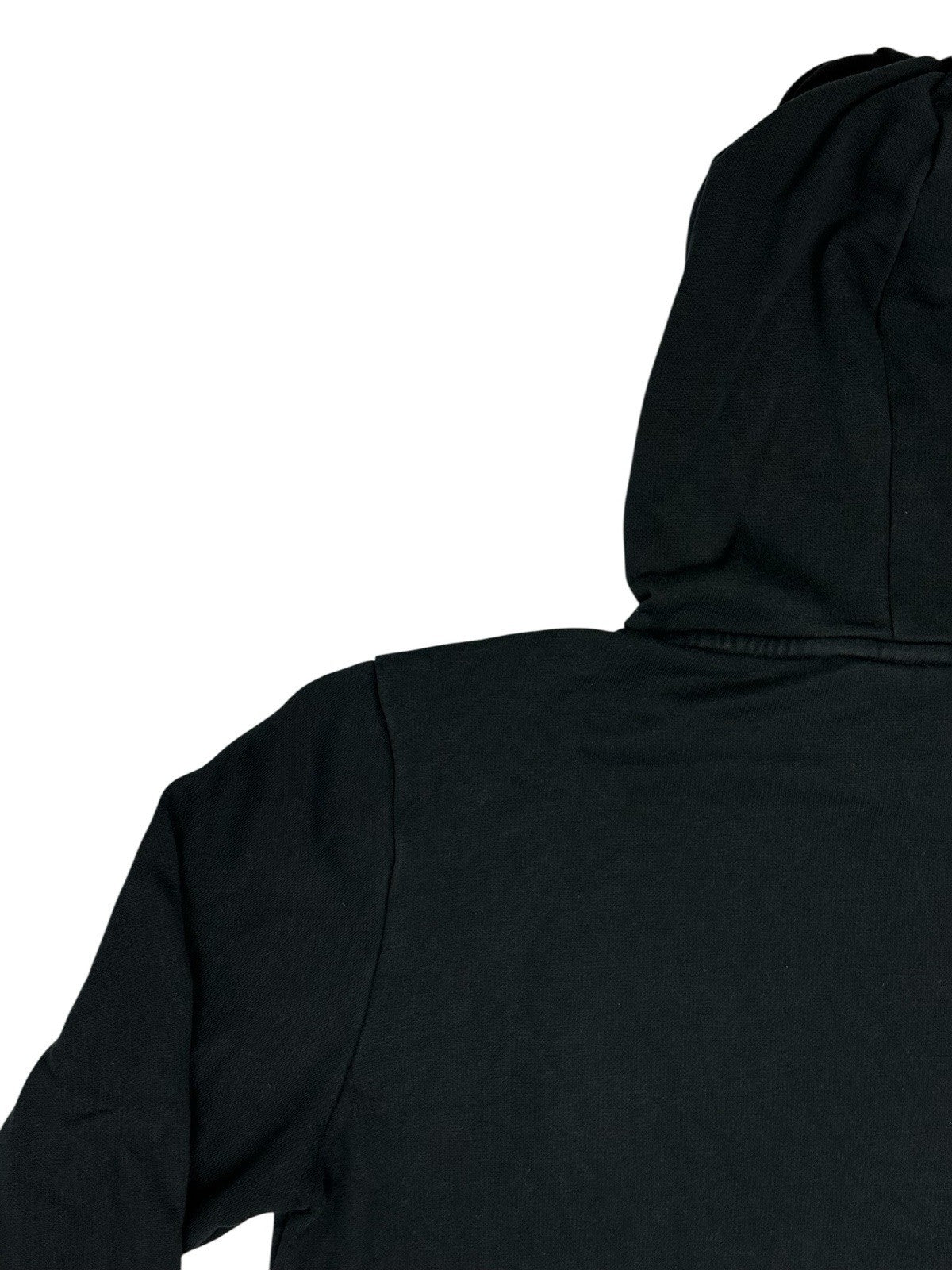Puma Black Printed Logo Hoodie Medium