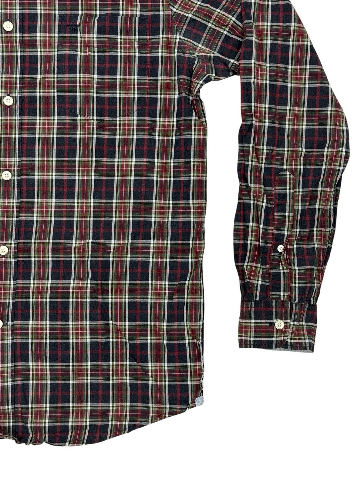 Dockers Multicoloured Plaid Cotton Collared Shirt Medium