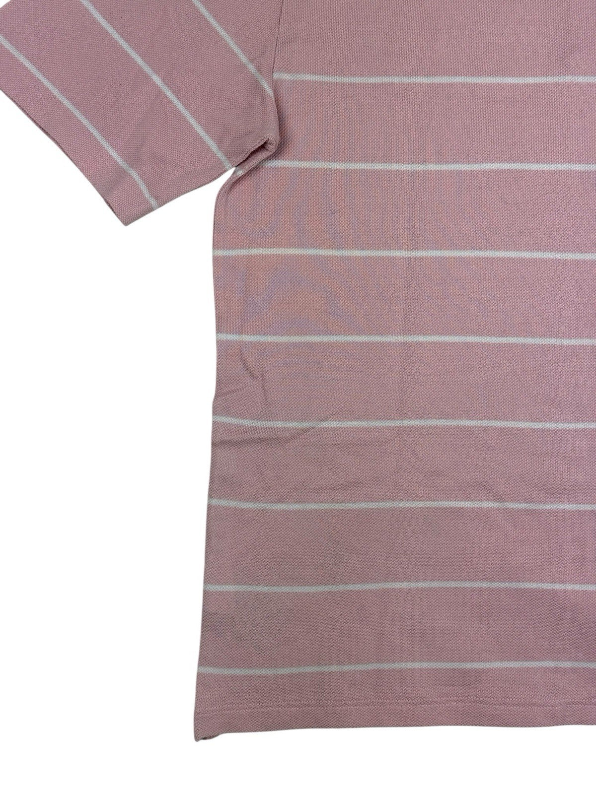 Polo Ralph Lauren Retro Pink Striped Golf Polo Medium