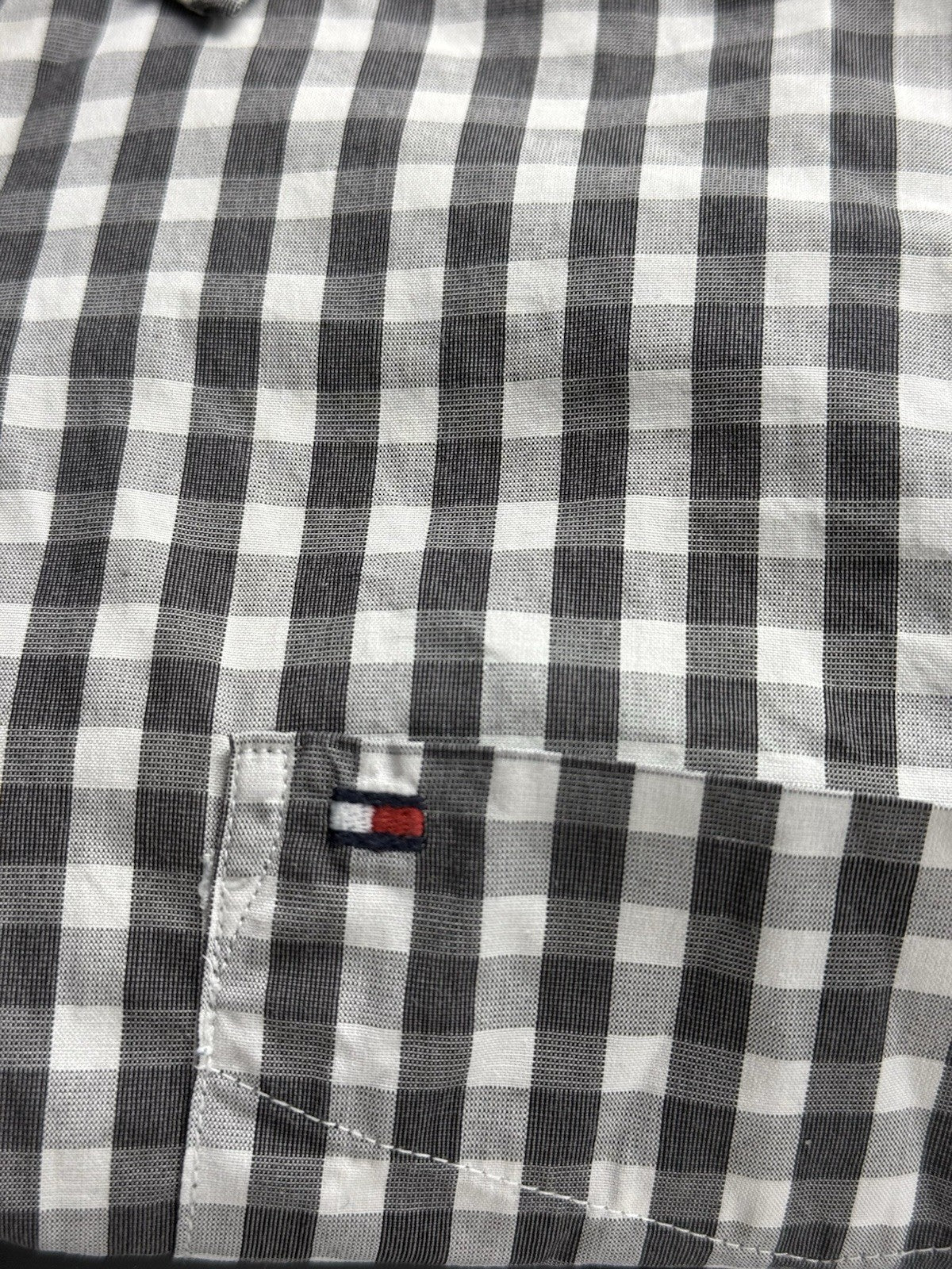 Tommy Hilfiger Grey Check Shirt Medium