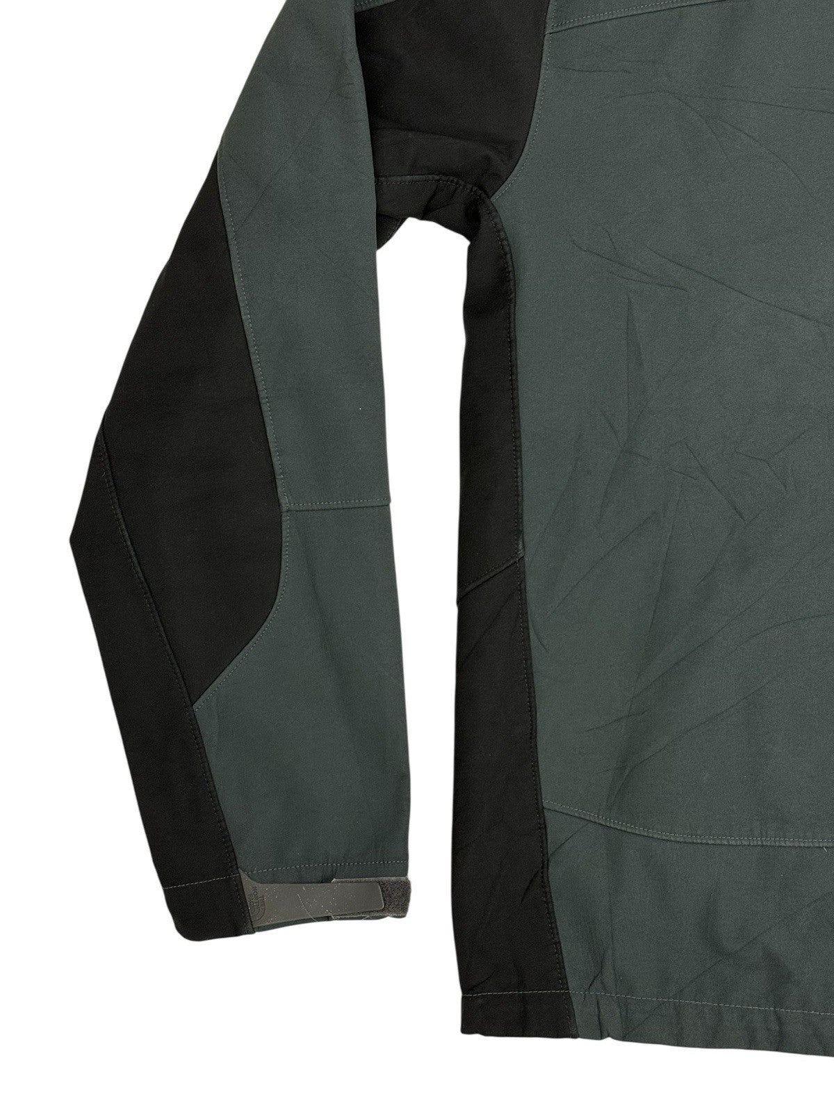 The North Face Grey Zip Softshell Jacket Large