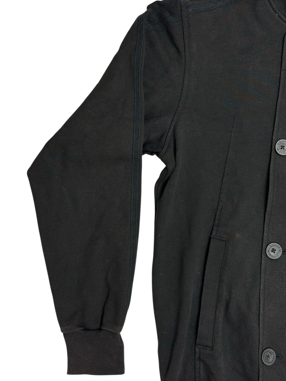 Adidas Black Hooded Coat Large