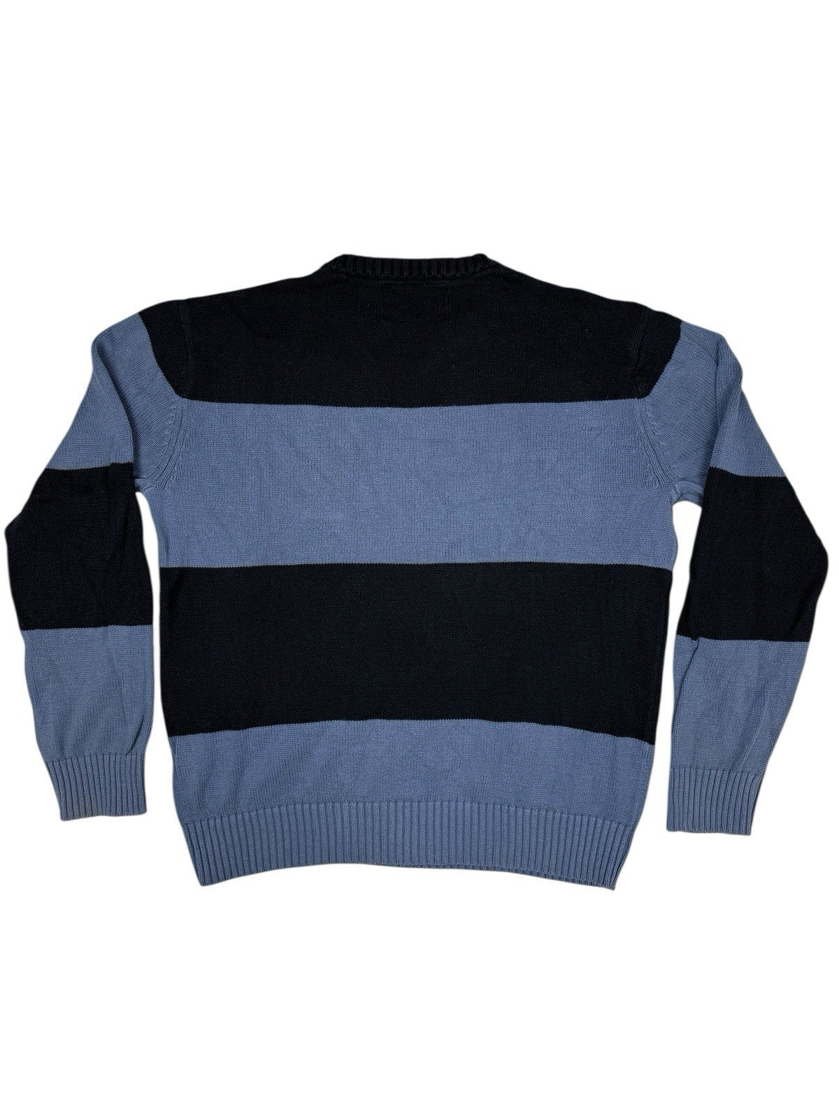Nautica Retro Blue Striped Cotton Jumper XL