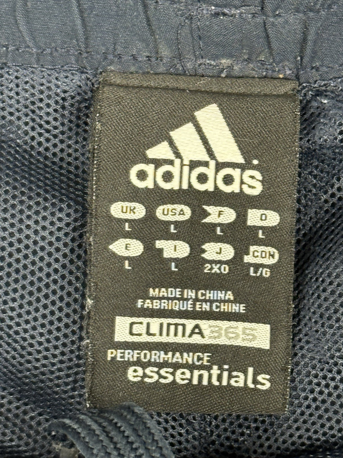 Adidas Retro Blue Mesh Lined Shorts 40W