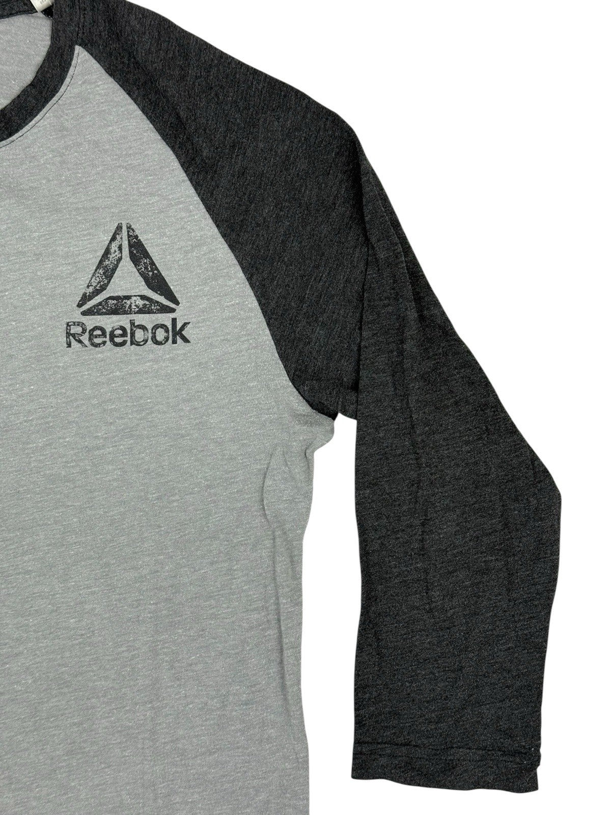 Reebok Grey 3/4 Long Sleeve Top Small