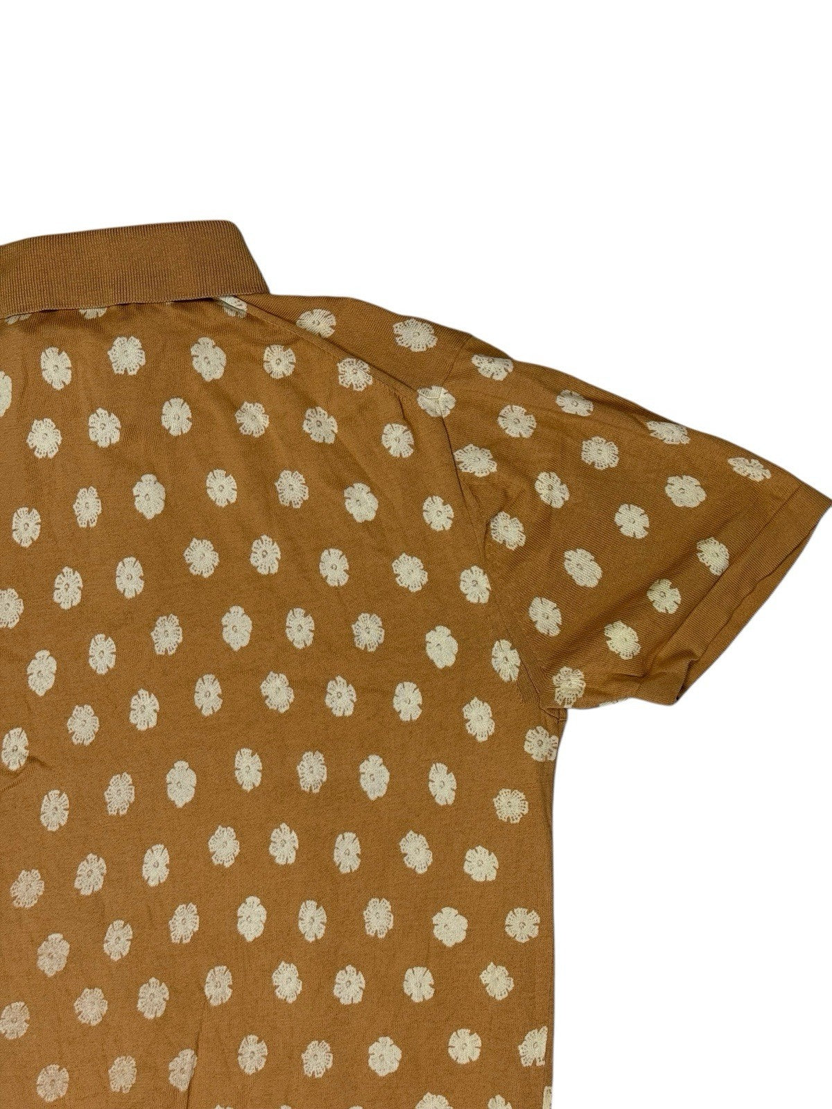 French Connection Brown Polo Top Medium