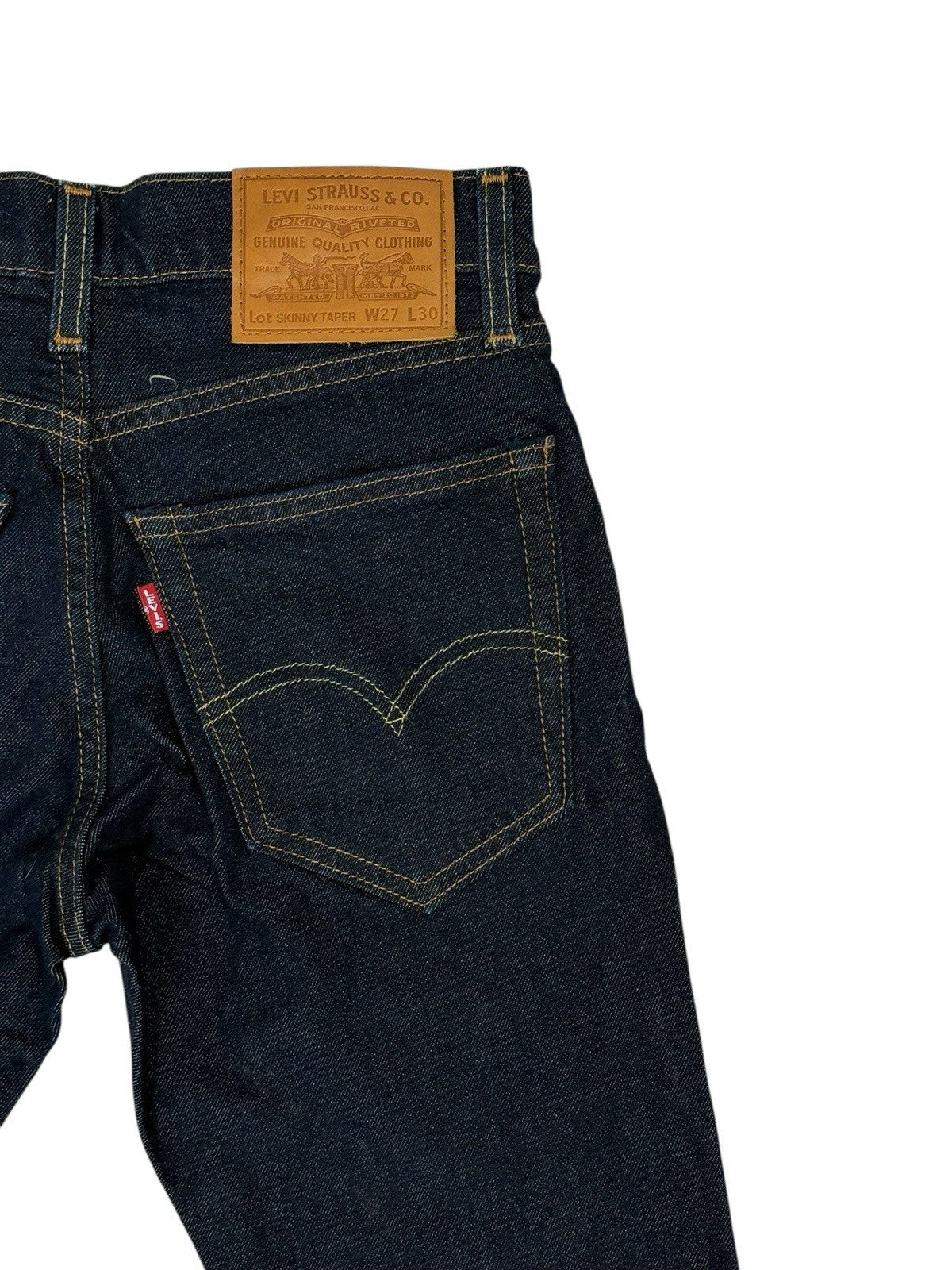 Levi's Blue Flex Skinny Taper Jeans W27 L30