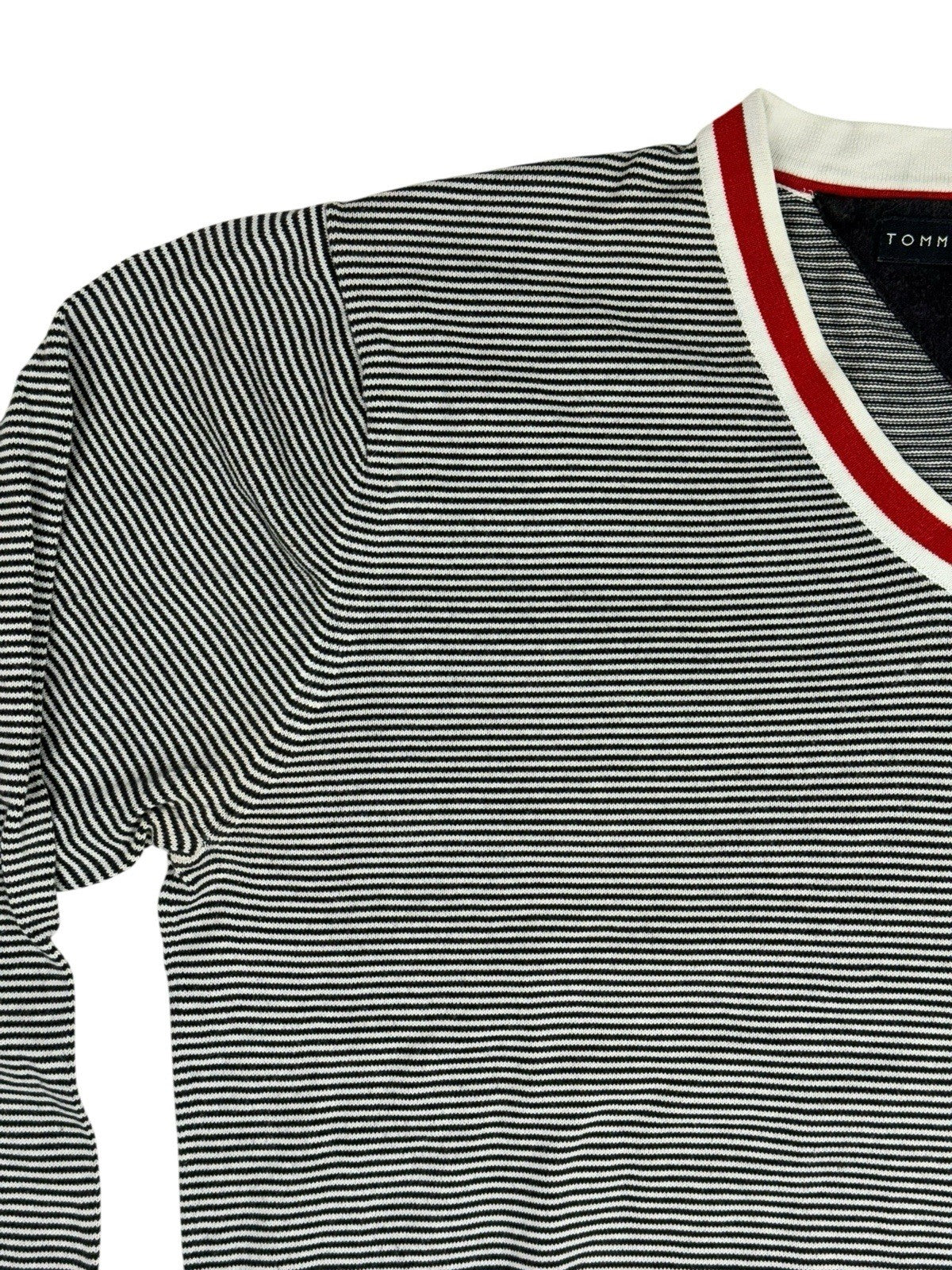 Tommy Hilfiger Retro Blue Striped Jumper XL