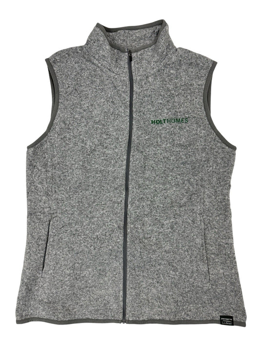 LL Bean Grey Zip Gillet Bodywarmer Medium