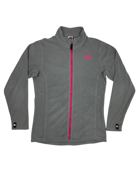 The North Face Grey Zip Fleece Jumper Jacket Girls XL