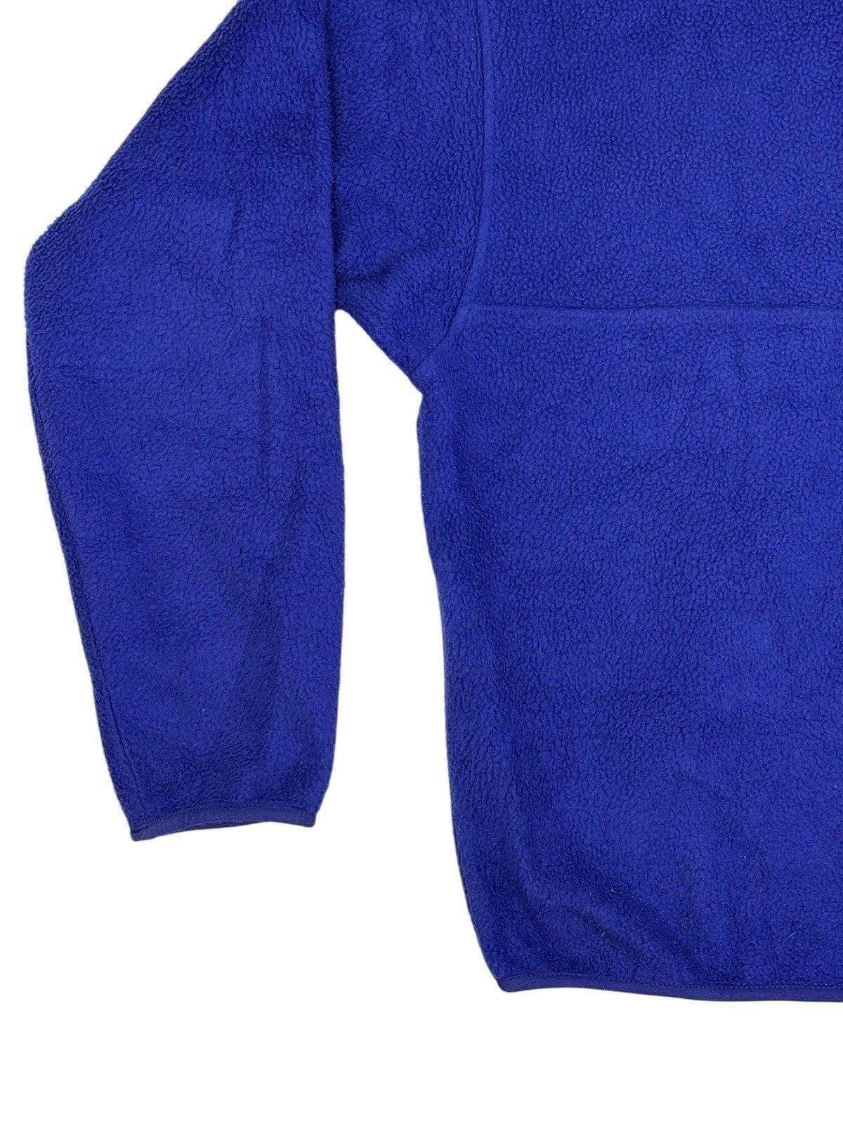 Patagonia Retro Blue Micro Synchilla 1/4 Zip Fleece Jumper Small