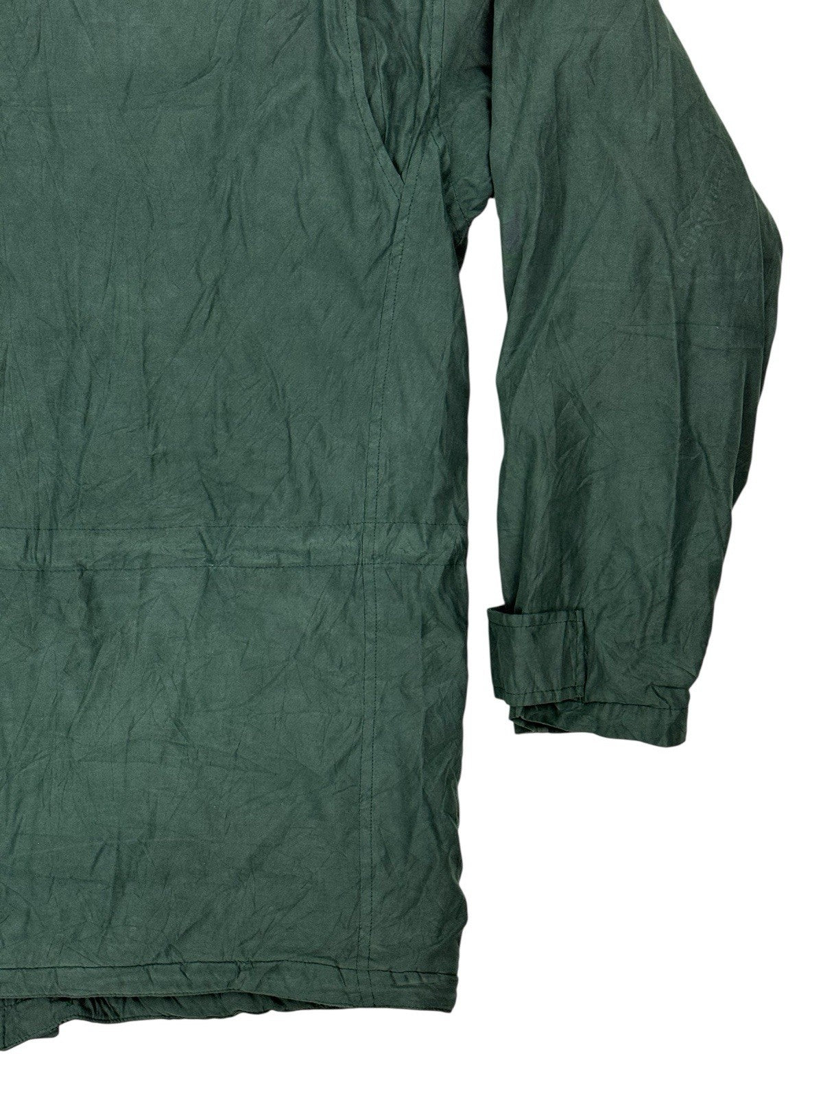 Chaps Ralph Lauren Green Retro Lined Heavy Jacket Medium