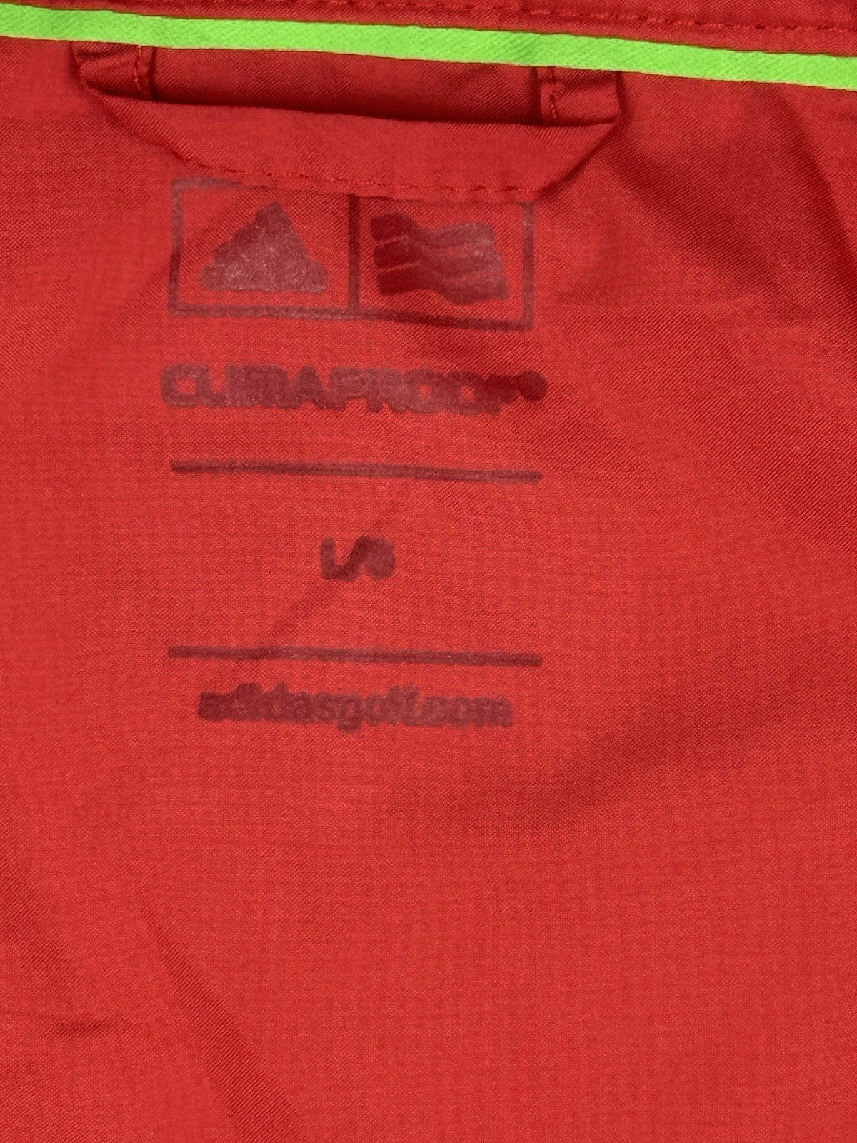 Adidas Retro Red 1/4 Zip Track Jacket Large