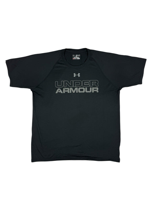 Under Armour Black Retro Loose Fit Heat Gear Top Medium