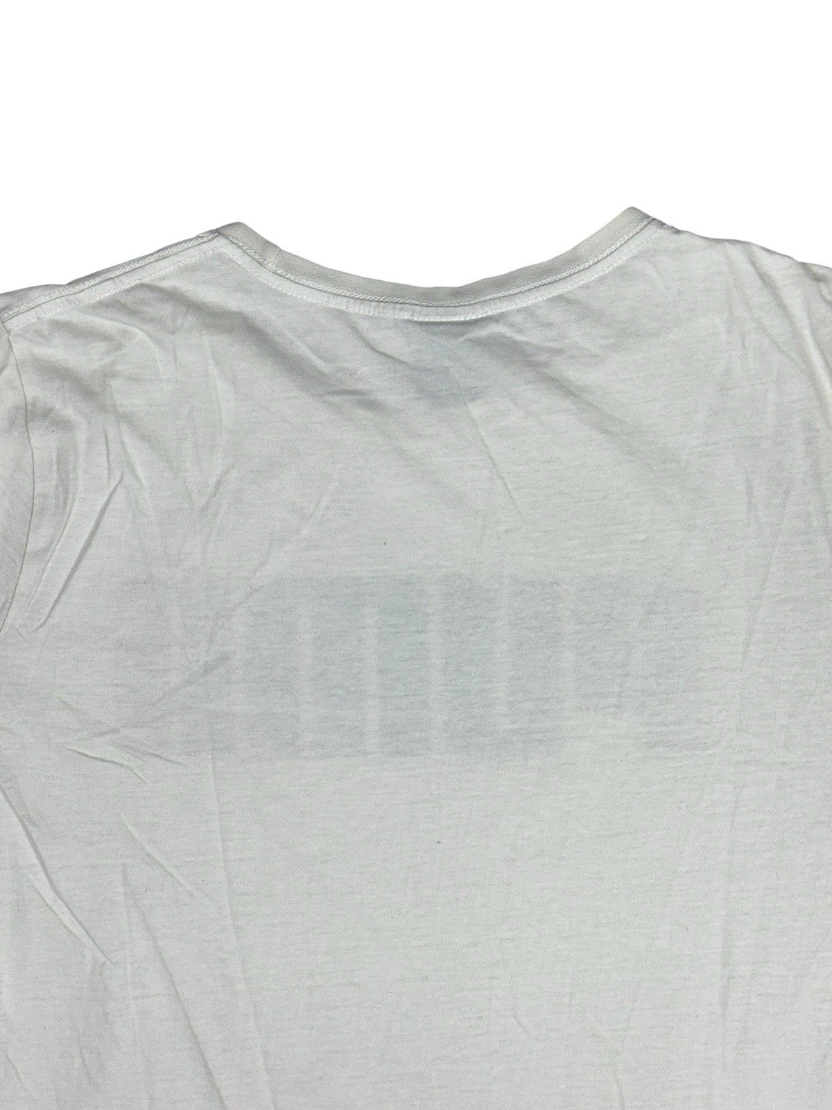 Puma Retro White Printed Top Medium