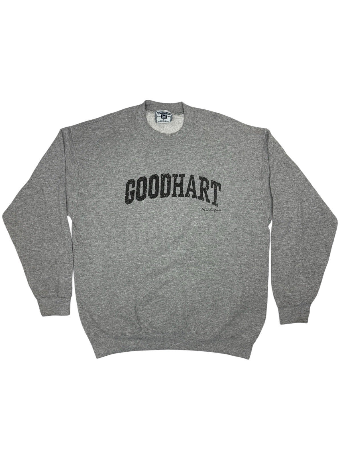 Lee Grey Vintage Heavyweight Goodhart Michigan Jumper Large