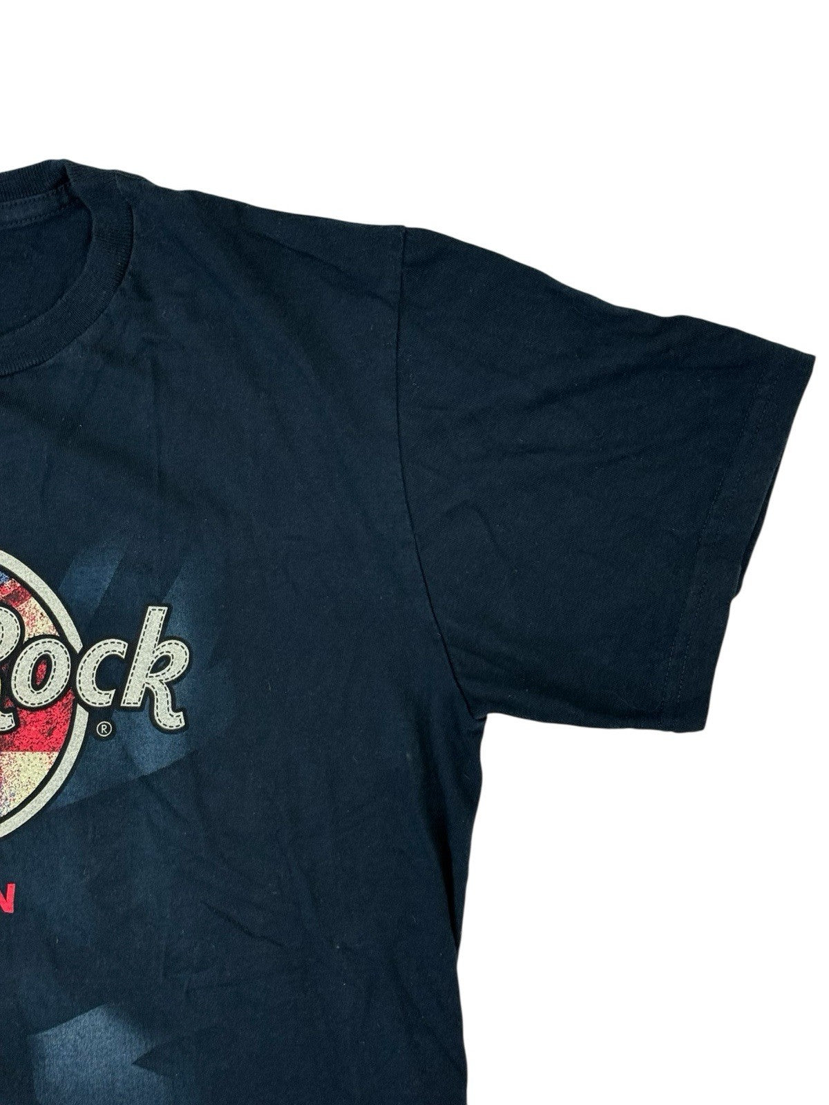 Hard Rock Café Blue Cotton London Top Medium