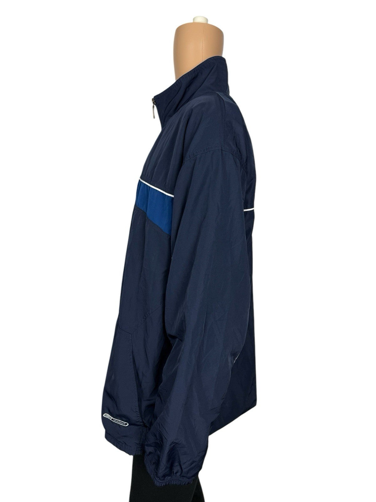 Reebok Vintage Blue Zip Track Jacket 2XL